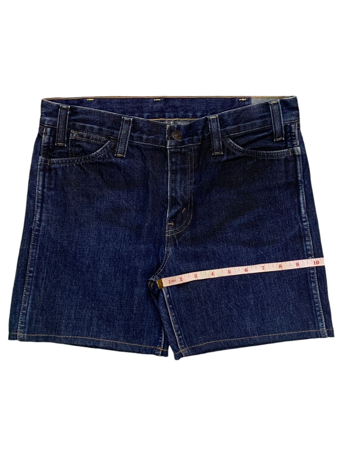 Levi's × Levi's Vintage Clothing Vintage 90s Levis Orange Tab Big E Blue Denim Shorts Size 30" / US 8 / IT 44 - 17 Thumbnail