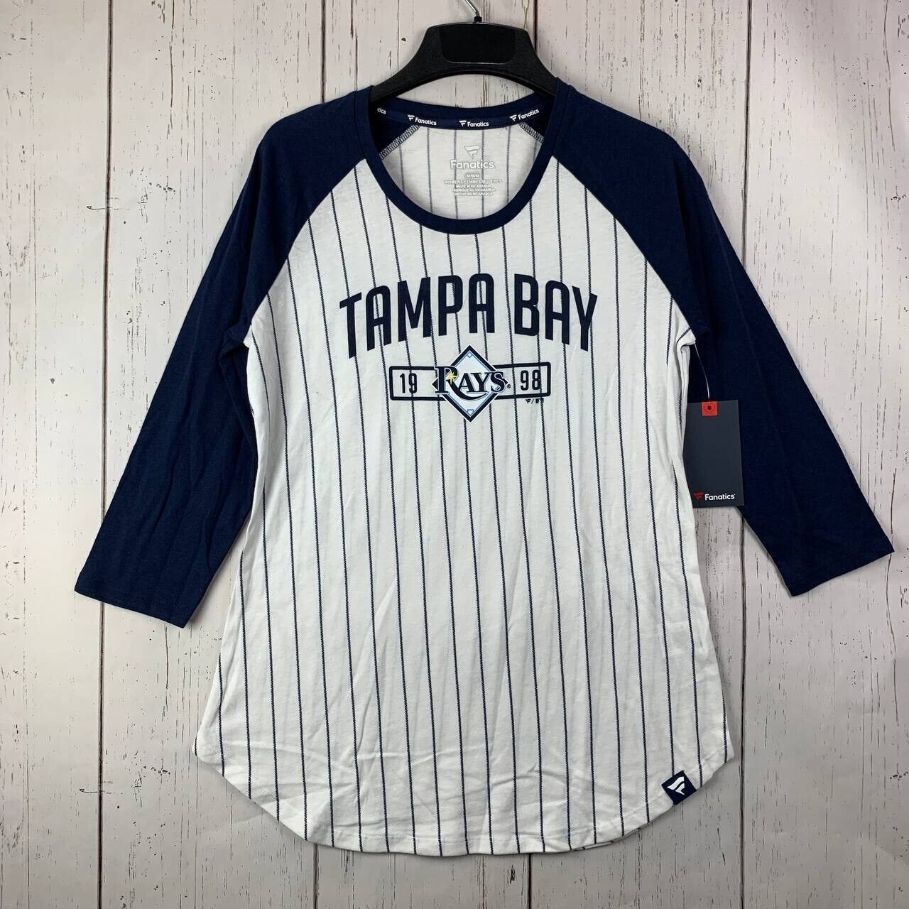 MLB Tampa Bay Rays MLB Medium Fanatics Casual T-Shirt White Size M / US 6-8 / IT 42-44 - 1 Thumbnail
