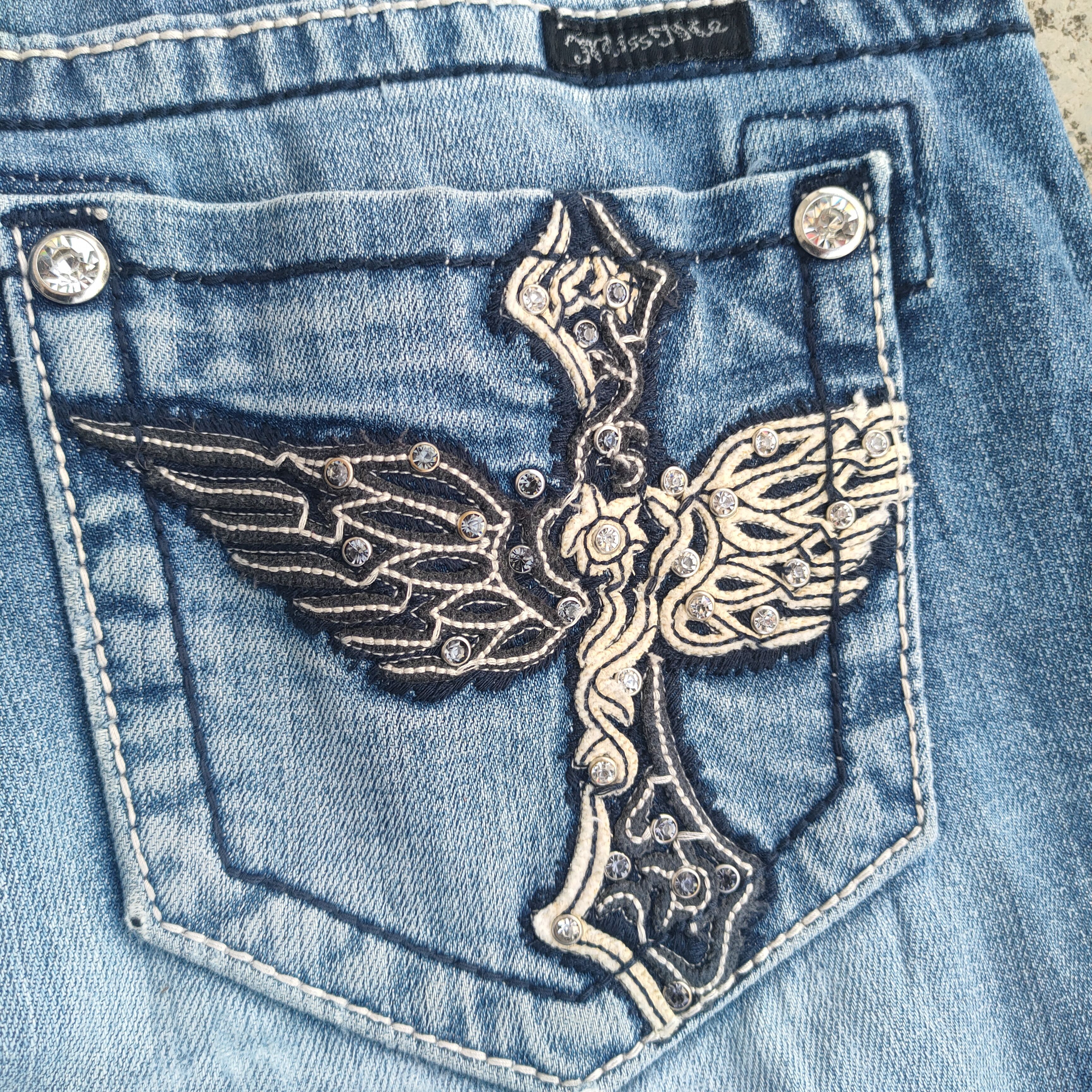 Japanese Brand VINTAGE FLARE WOMAN MISS ME WING JEANS DENIM PANTS Size US 29 - 10 Thumbnail