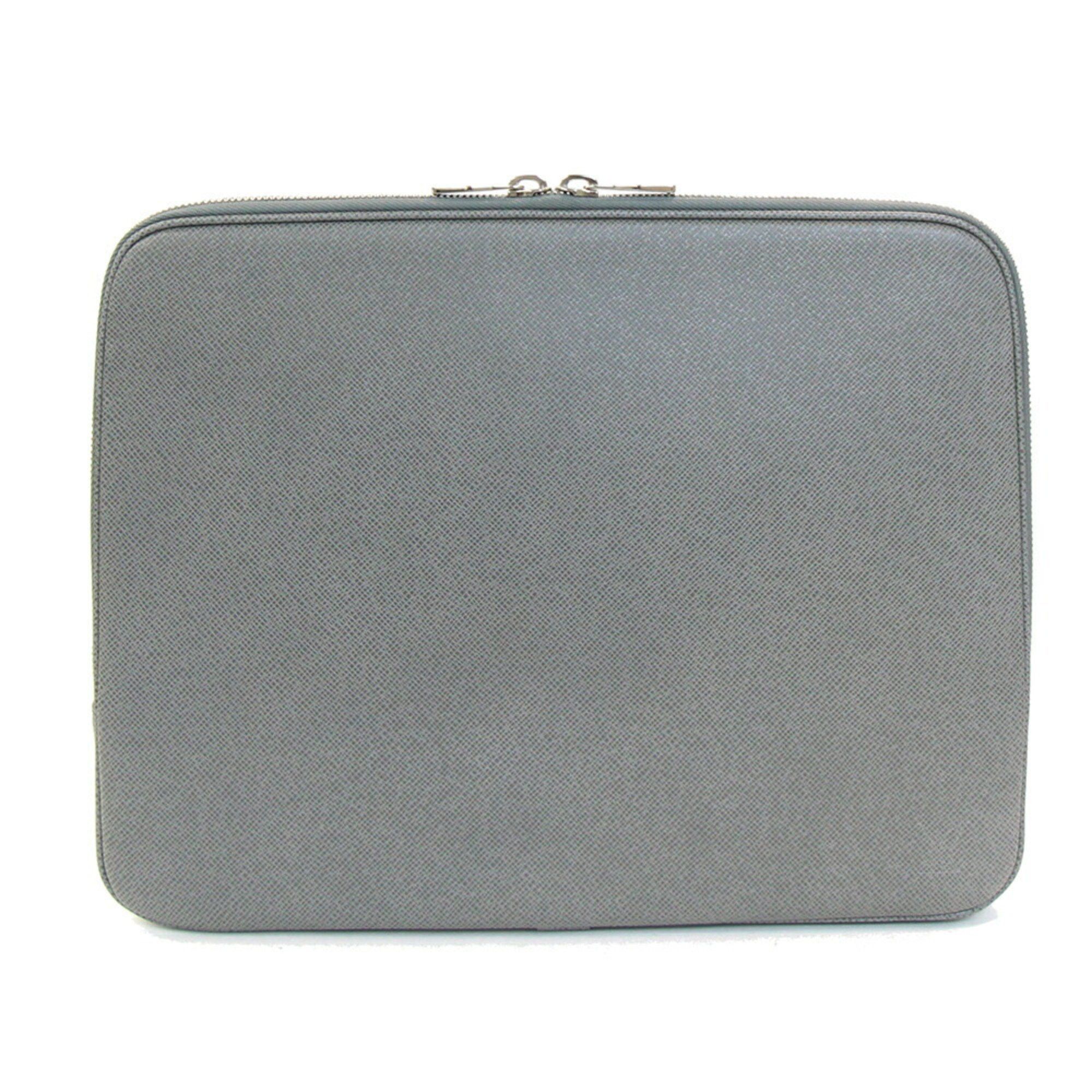 Louis Vuitton Louis Vuitton PC Case Taiga Computer Sleeve Glacier Clutch Bag Document Men's LOUIS VUITTON Size ONE SIZE - 1 Thumbnail