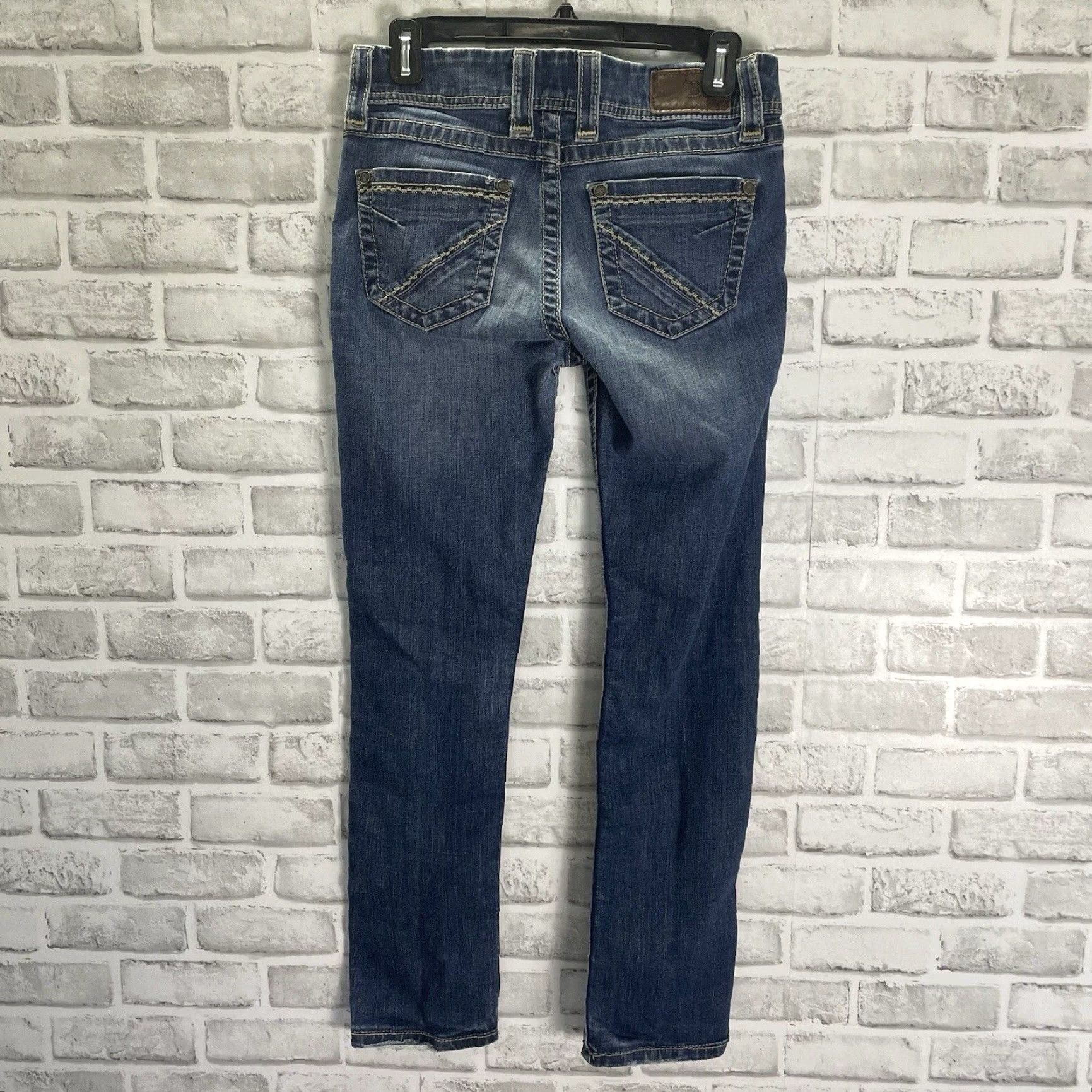 BKE BKE Blue Straight Leg Jeans Womens 27x31.5 Size 27" / US 4 / IT 40 - 5 Thumbnail