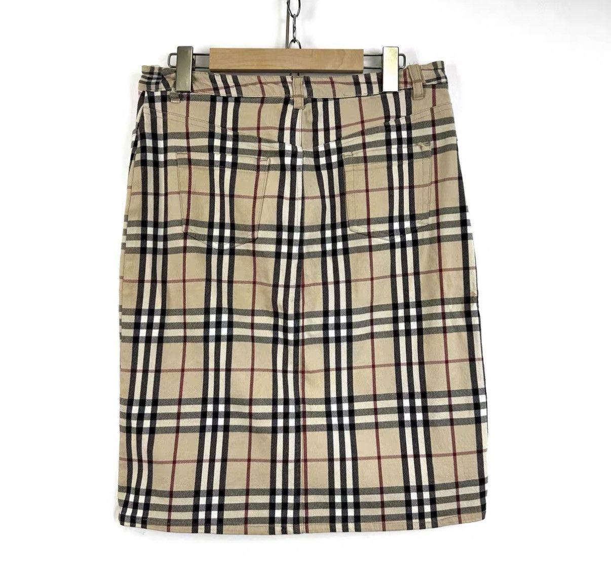 Burberry Burberry Classic plaid mini skirt K12 Size L / US 10 / IT 46 - 2 Thumbnail