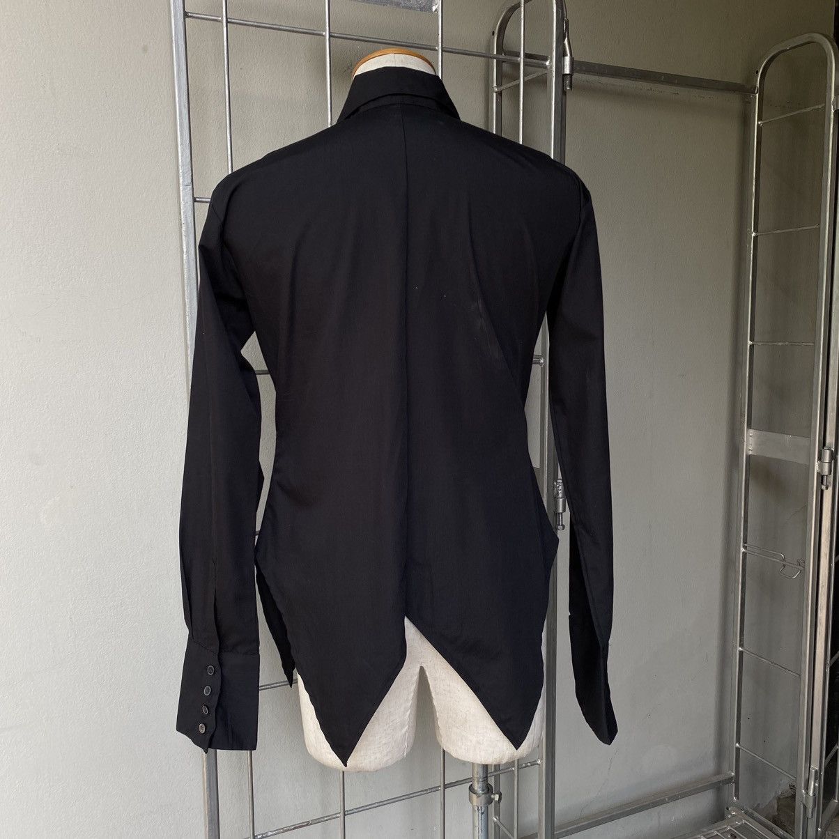 Designer × Japanese Brand Devil'n Bass Y2K Punk Black Lace-Up Symmetrical Shirt Size US L / EU 52-54 / 3 - 17 Thumbnail