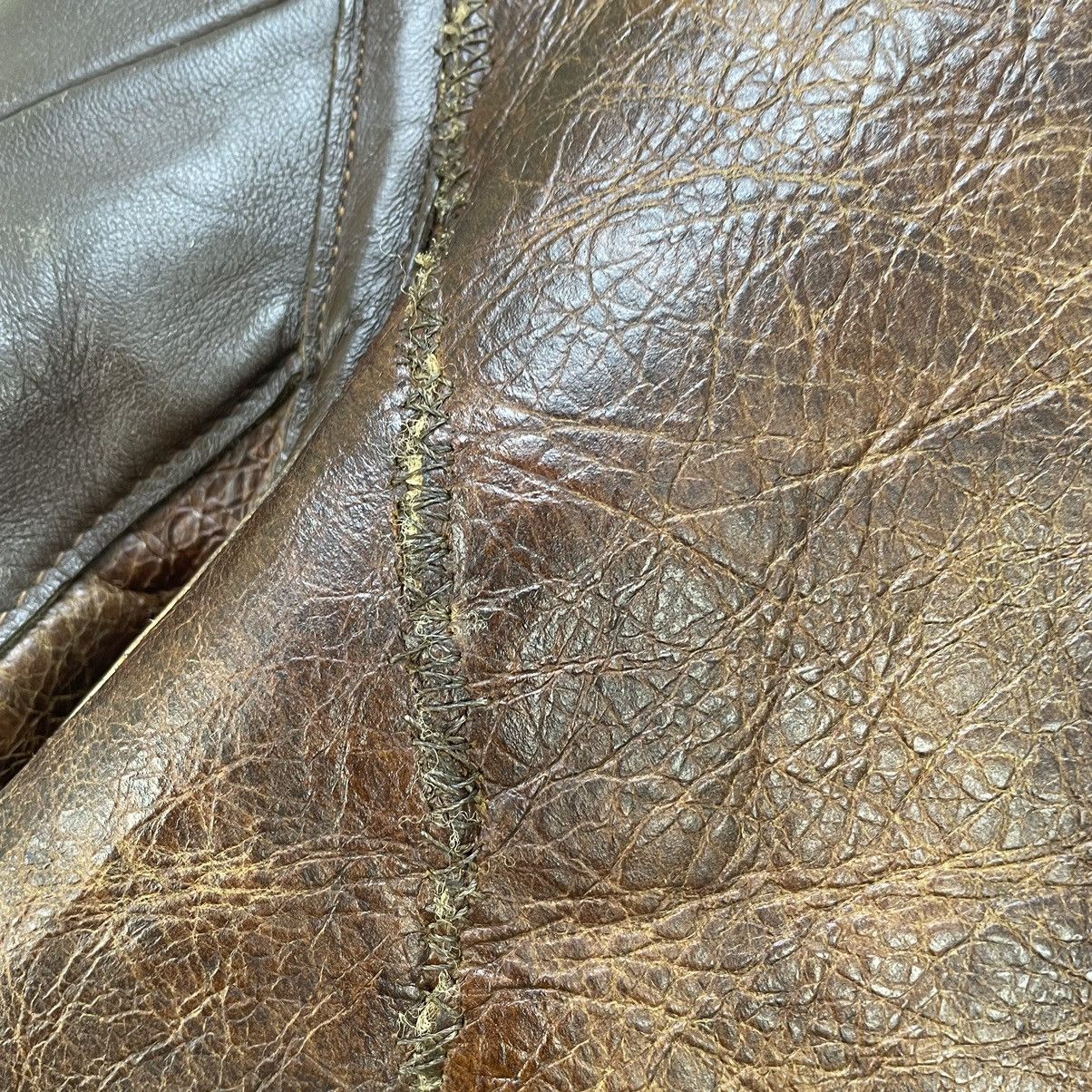 Genuine Leather 🔥Vtg JA Dubow Mfg Type B3 Shearling Leather Jacket Size US S / EU 44-46 / 1 - 7 Thumbnail