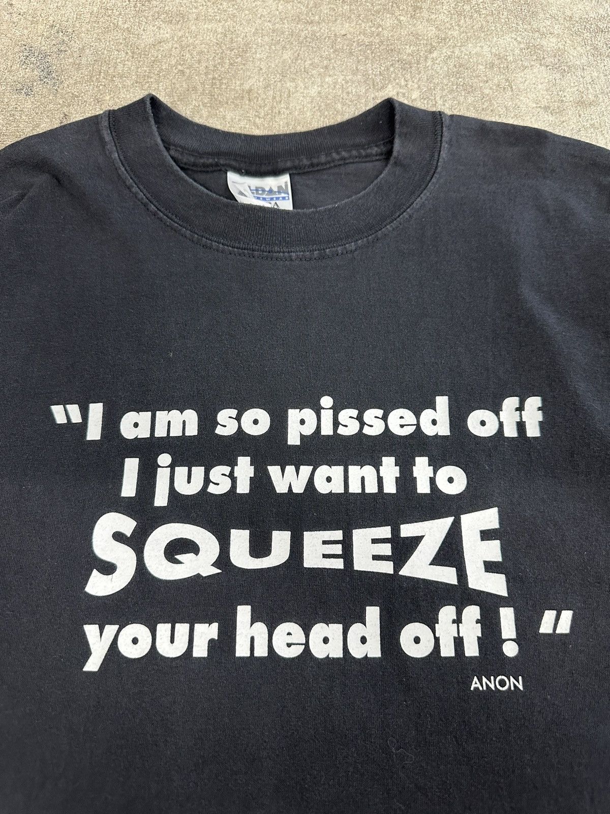 Gildan × Vintage Crazy Y2K “I’m So Pissed Off I Just Want To Squeeze” Shirt Size US L / EU 52-54 / 3 - 4 Thumbnail