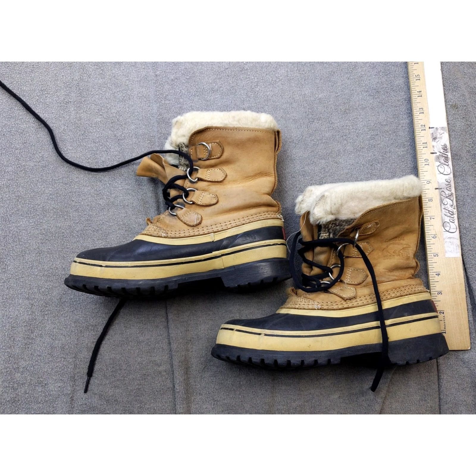 SOREL VINTAGE Sorel Caribou Boots Mens 7 Brown Waterproof Wool Lined Winter Canada Footwear Boots Mens Caribou Brown Waterproof Wool Lined Winter Canada Size US 7 / EU 40 - 2 Thumbnail