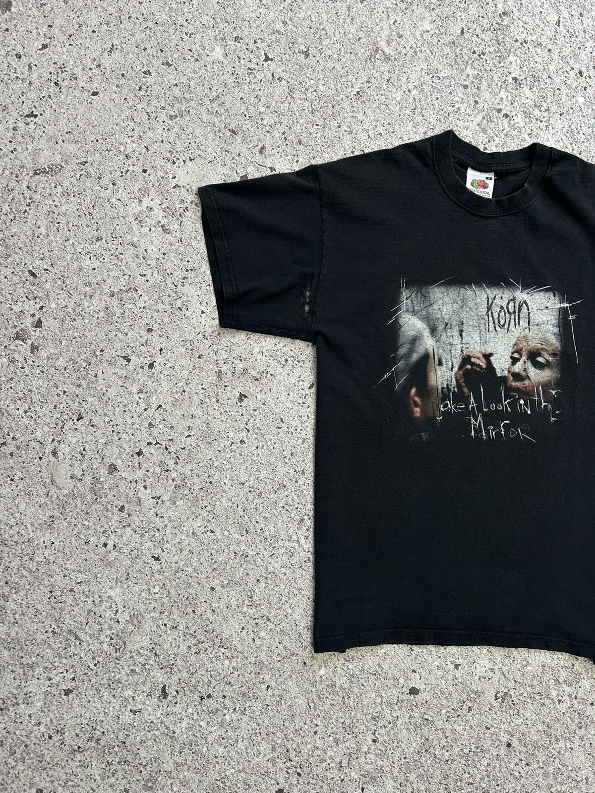 Band Tees Korn Take A Look In The Mirror 2003 Tour T-Shirt Y2K Hype Size US M / EU 48-50 / 2 - 4 Thumbnail