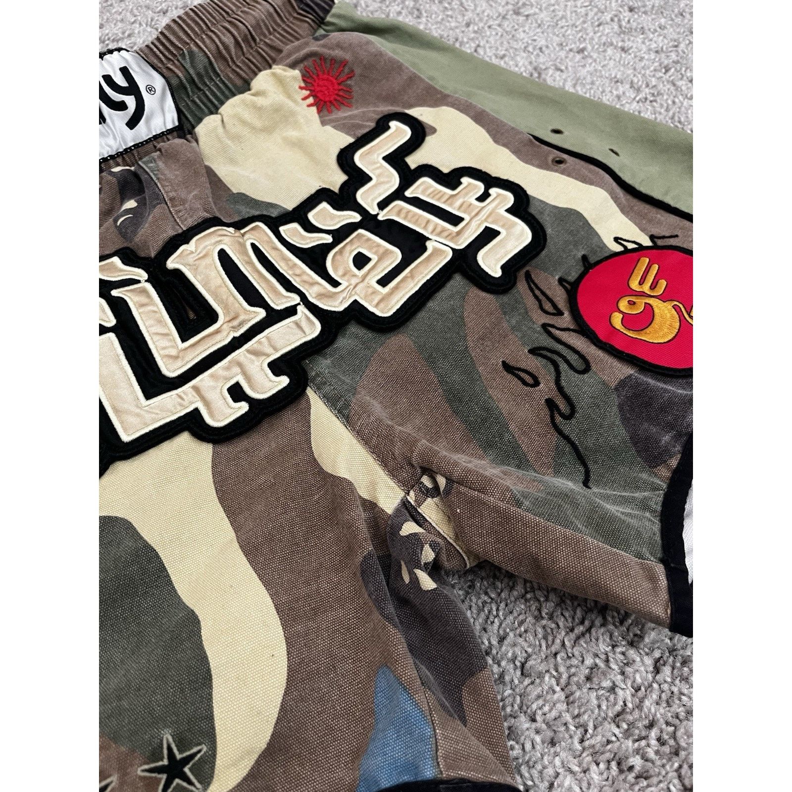 Other GRMY 15th Anniv Camo Embroidered Boxing Shorts S Streetwear Size US 29 - 5 Thumbnail