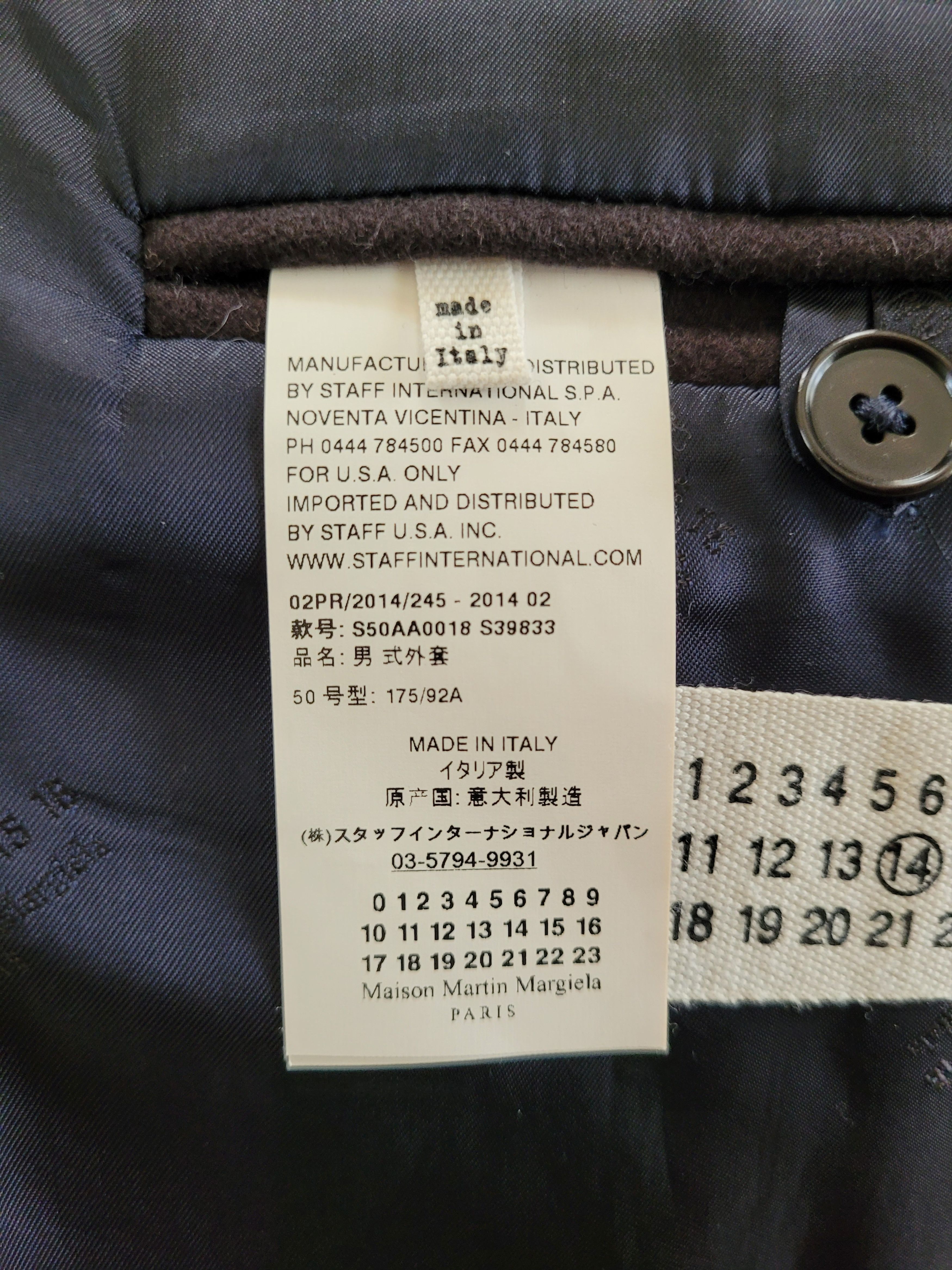 Maison Margiela Maison Margiela inside-out raw-details woolen coat Size US M / EU 48-50 / 2 - 13 Thumbnail