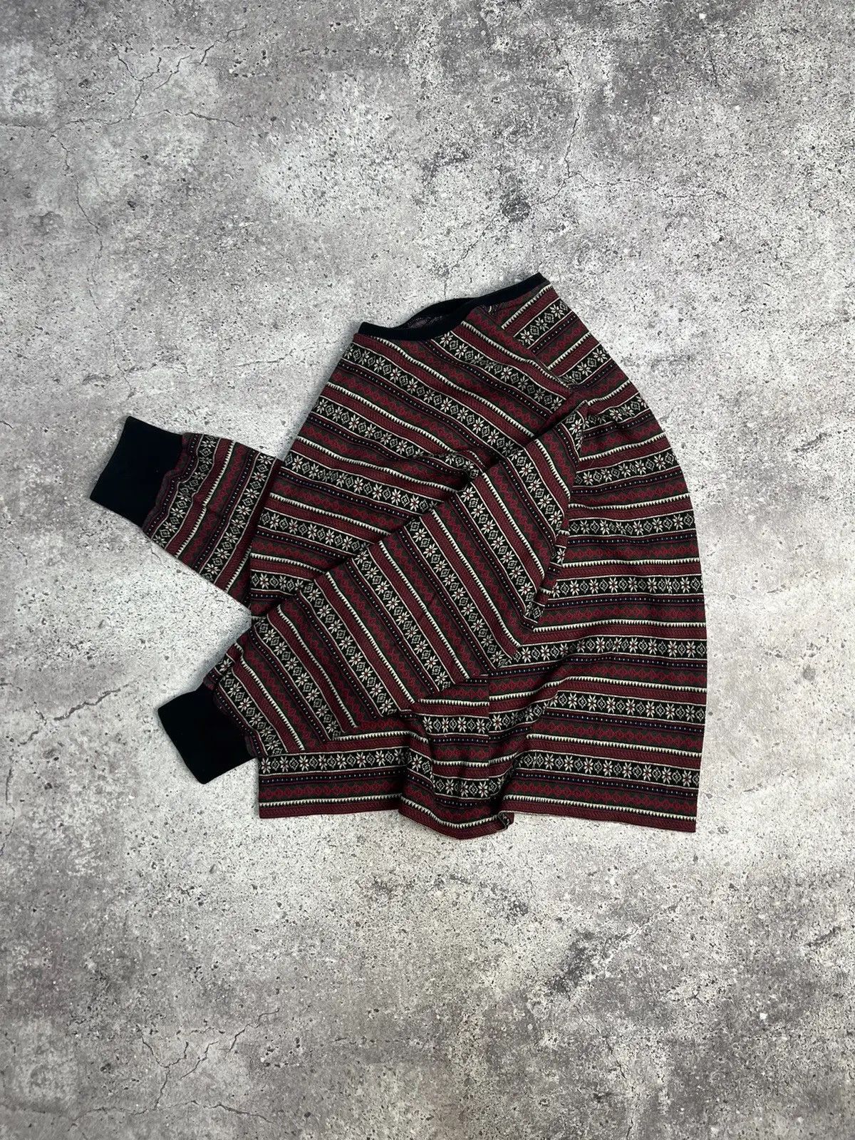 Polo Ralph Lauren × RRL Ralph Lauren × Vintage Vintage Y2K Polo Ralph Lauren Wool Sweater nova check Size US M / EU 48-50 / 2 - 7 Thumbnail