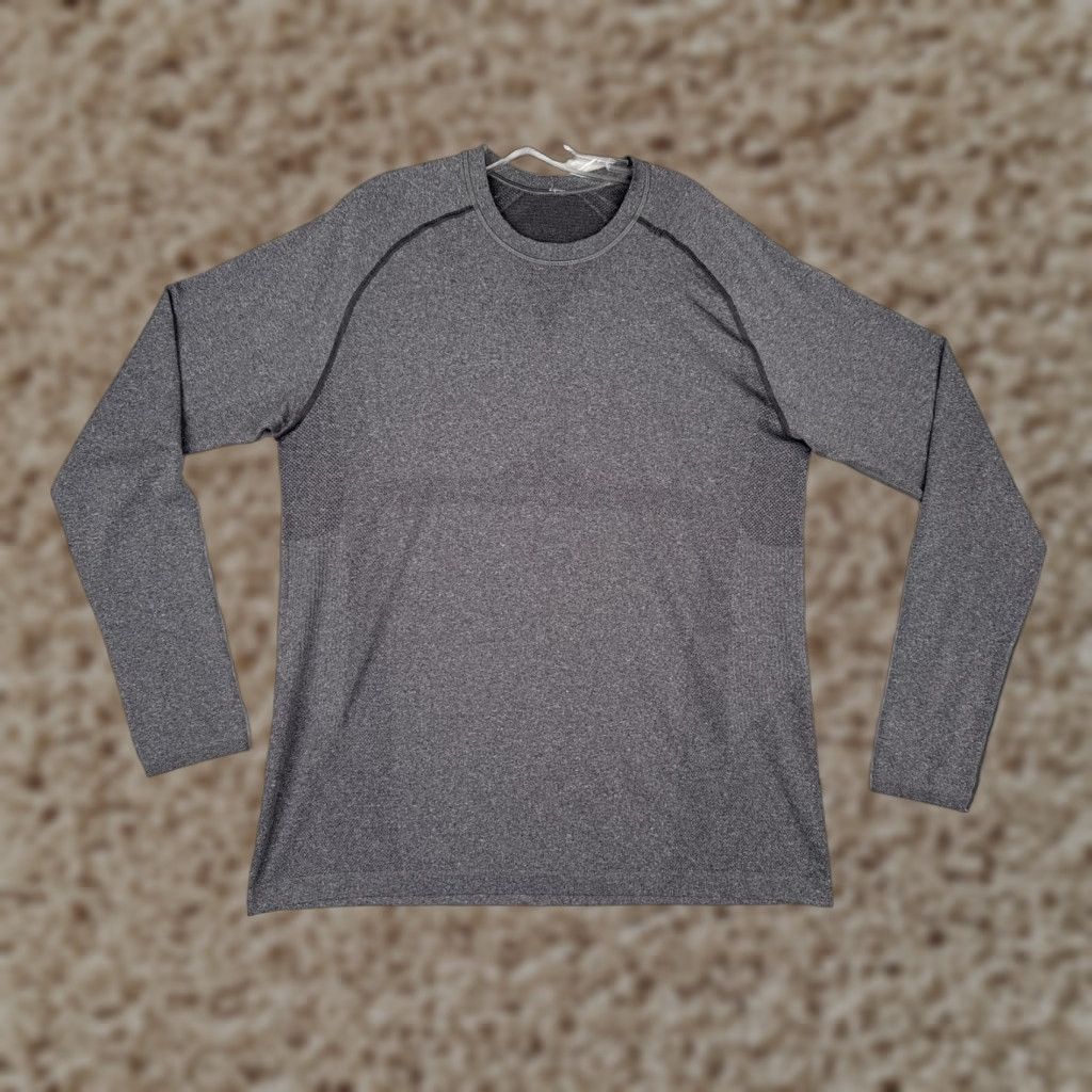 Lululemon Lululemon Metal Vent Tech Shirt Men XL Gray Long Sleeve Crew Neck Performance Athletic Training Running Yoga Baseball? Size US XL / EU 56 / 4 - 1 Thumbnail
