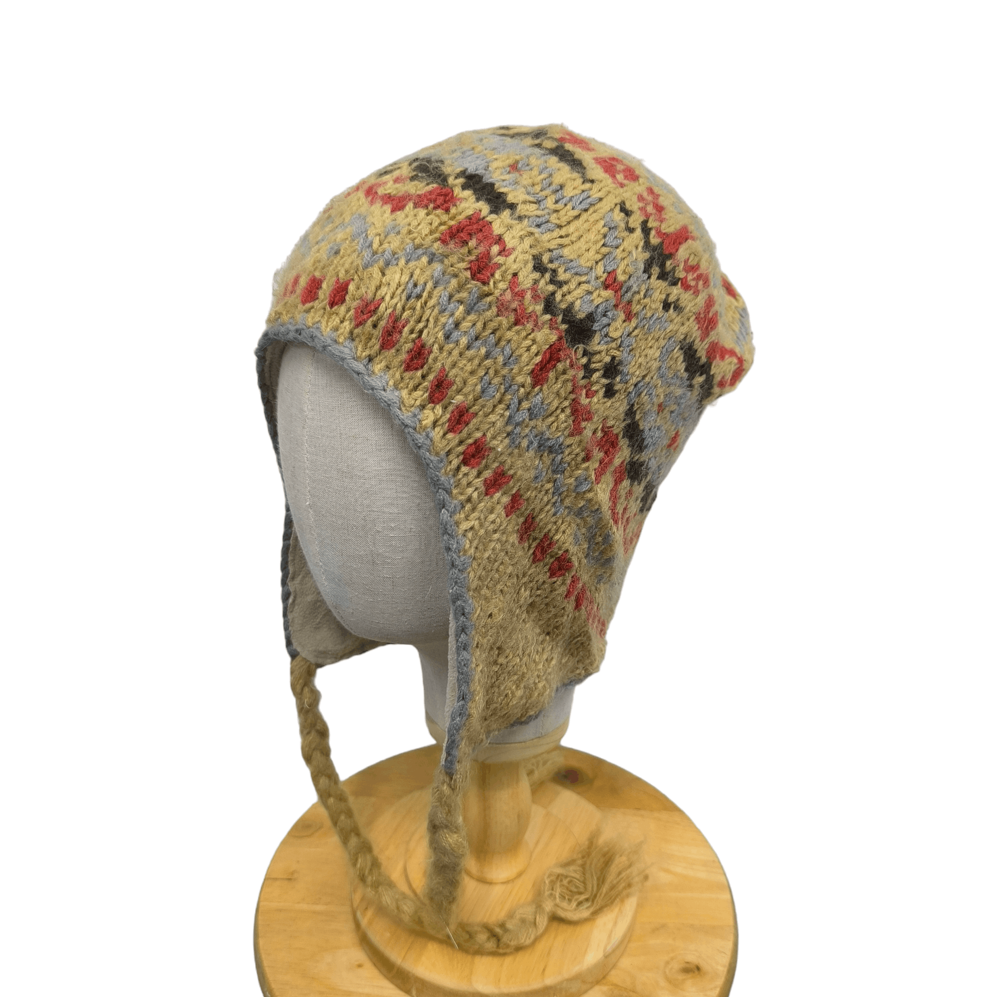 Japanese Brand ✨Japanese brand chubby pucks earflap beanie hat Size ONE SIZE - 1 Thumbnail