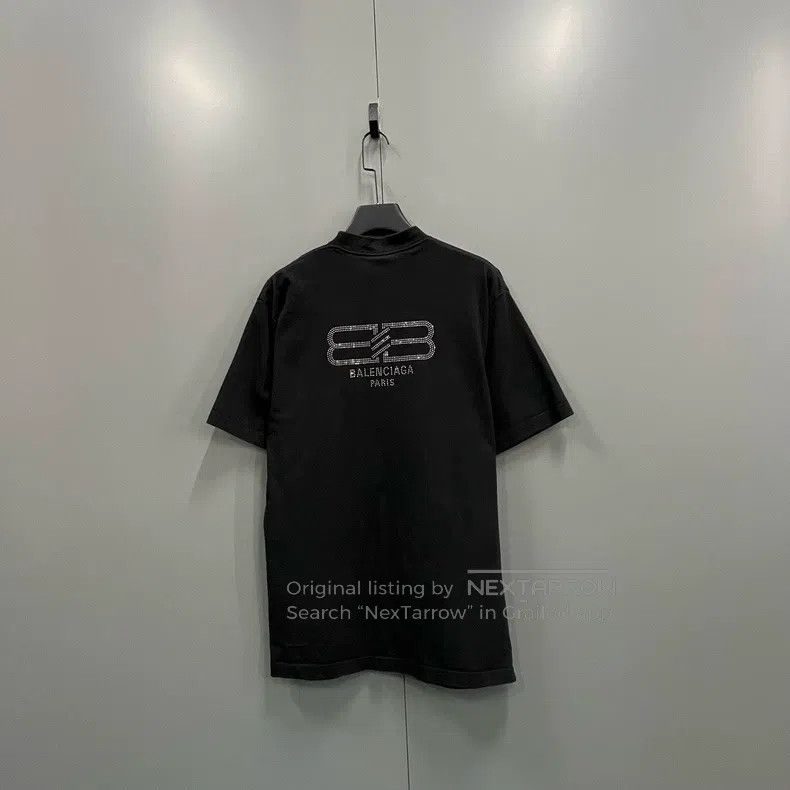 Balenciaga Balenciaga Double B Diamond Logo Short Sleeve Size US XS / EU 42 / 0 - 1 Thumbnail