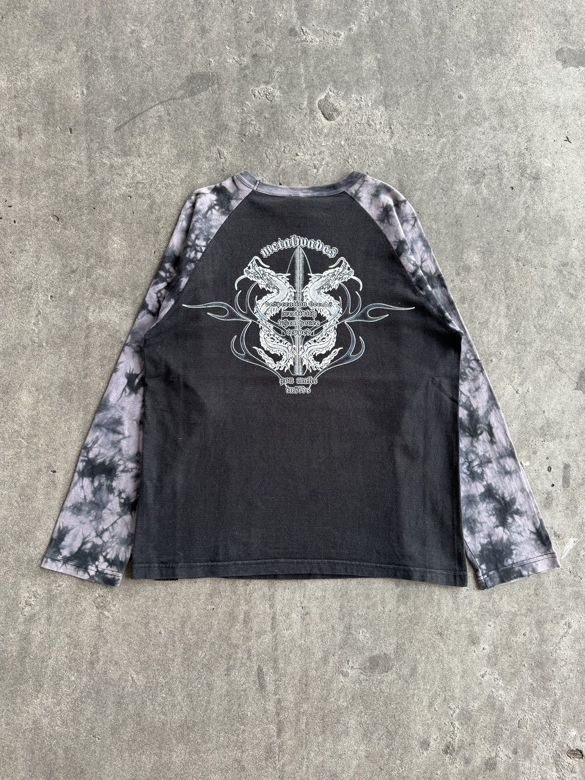 Japanese Brand Grass Hither Metalwaves Poem n Double Dragon LS Size US L / EU 52-54 / 3 - 1 Thumbnail