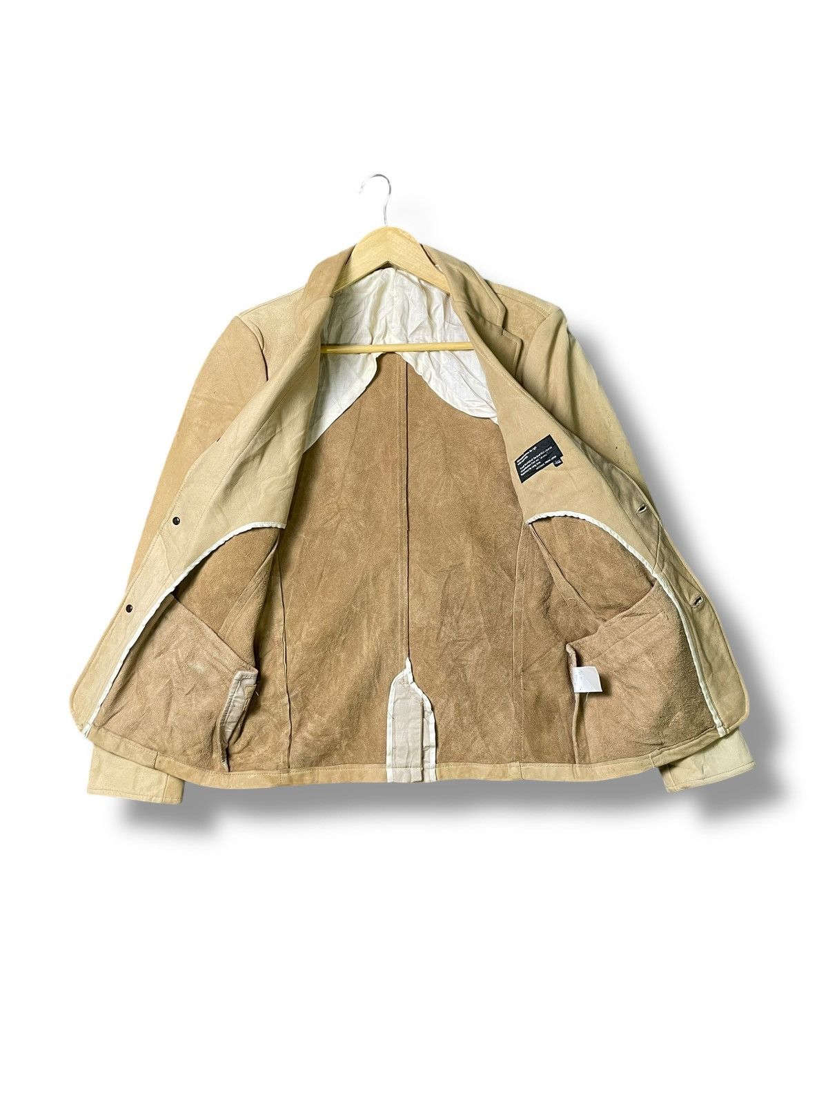 Japanese Brand × Vintage Japanese Brand Shama Leather Suede Coat (48) Size US XS / EU 42 / 0 - 2 Thumbnail