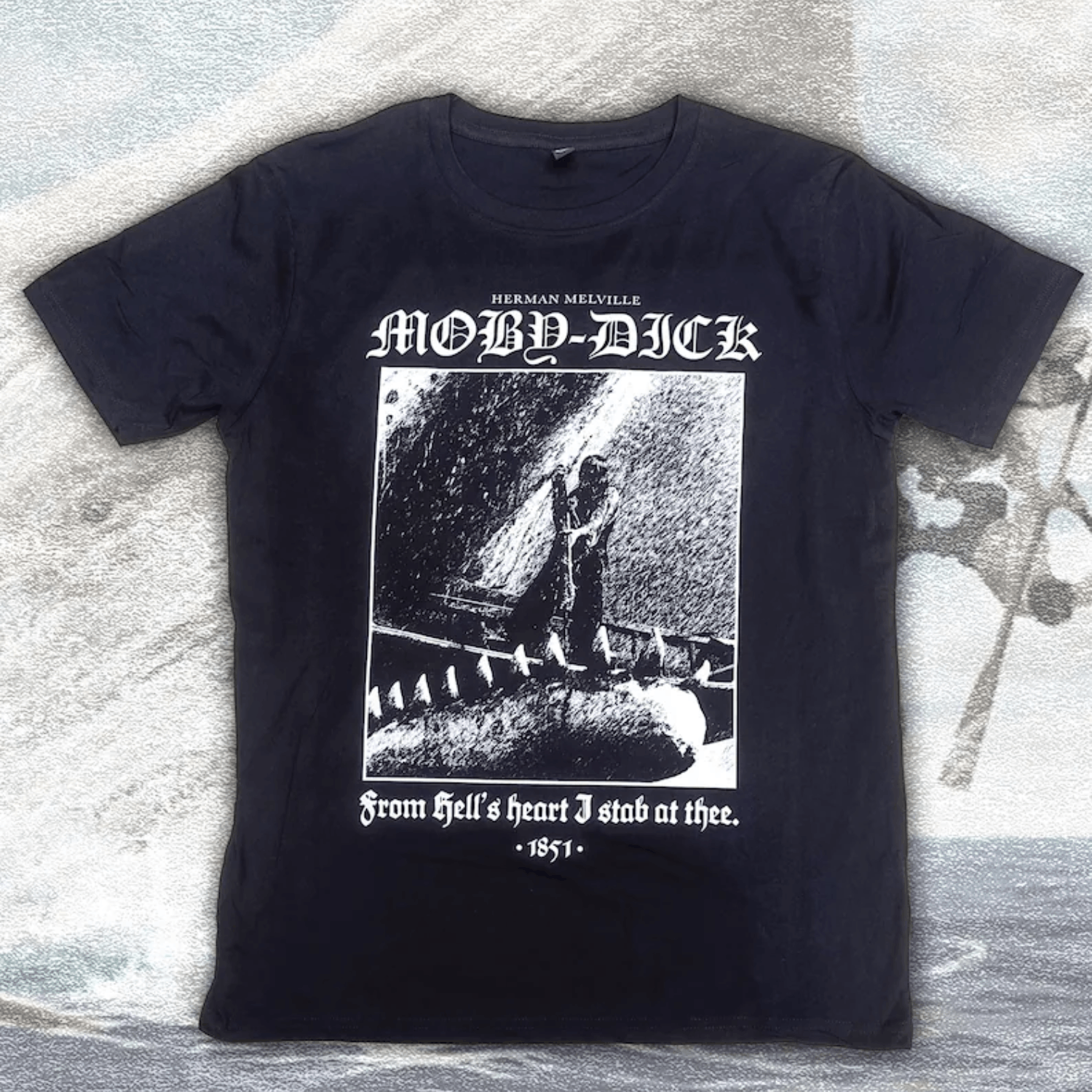 Japanese Brand Moby Dick Shirt – Heavy Metal, Dark Literary Shirt Size US L / EU 52-54 / 3 - 1 Thumbnail