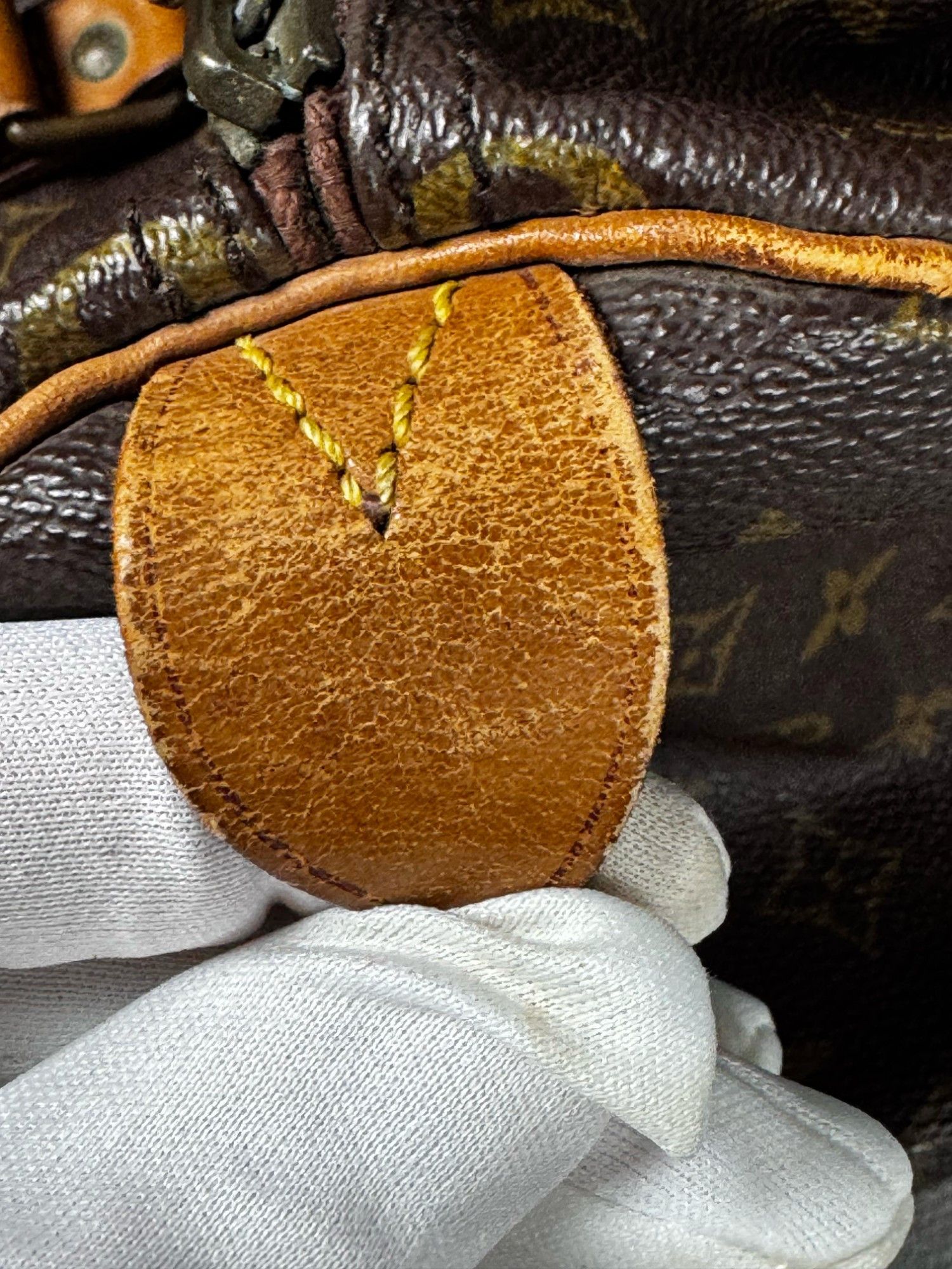 Louis Vuitton Louis Vuitton - Keepall 50 Boston Brown Leather Luggage Size ONE SIZE - 4 Thumbnail