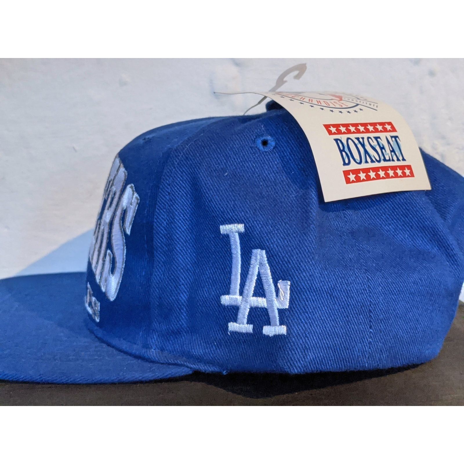 MLB × Sports Specialties NEW Los Angeles Dodgers Boxseat BLOCK Logo snapback MLB vtg Size ONE SIZE - 2 Thumbnail