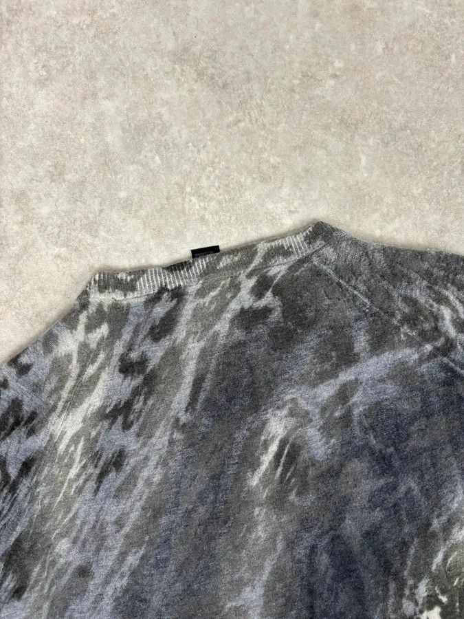 Roberto Cavalli 2000s Roberto Cavalli Grey Leopard Camo Sweater Size US M / EU 48-50 / 2 - 9 Thumbnail