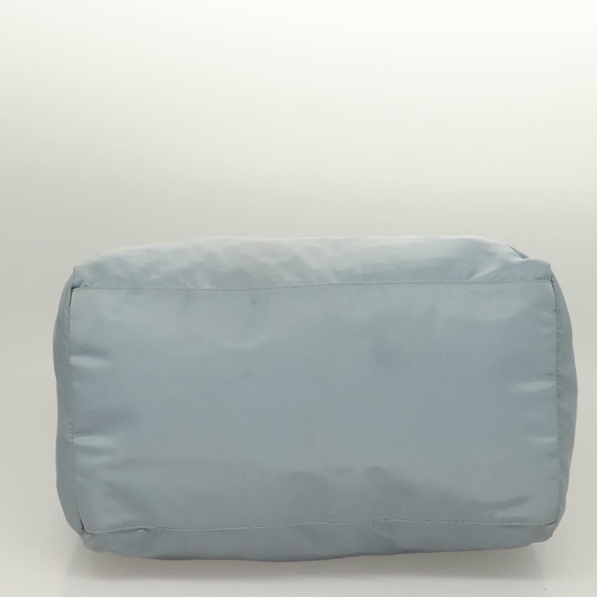 Prada PRADA Boston Bag Nylon Light Blue Silver Size ONE SIZE - 9 Thumbnail