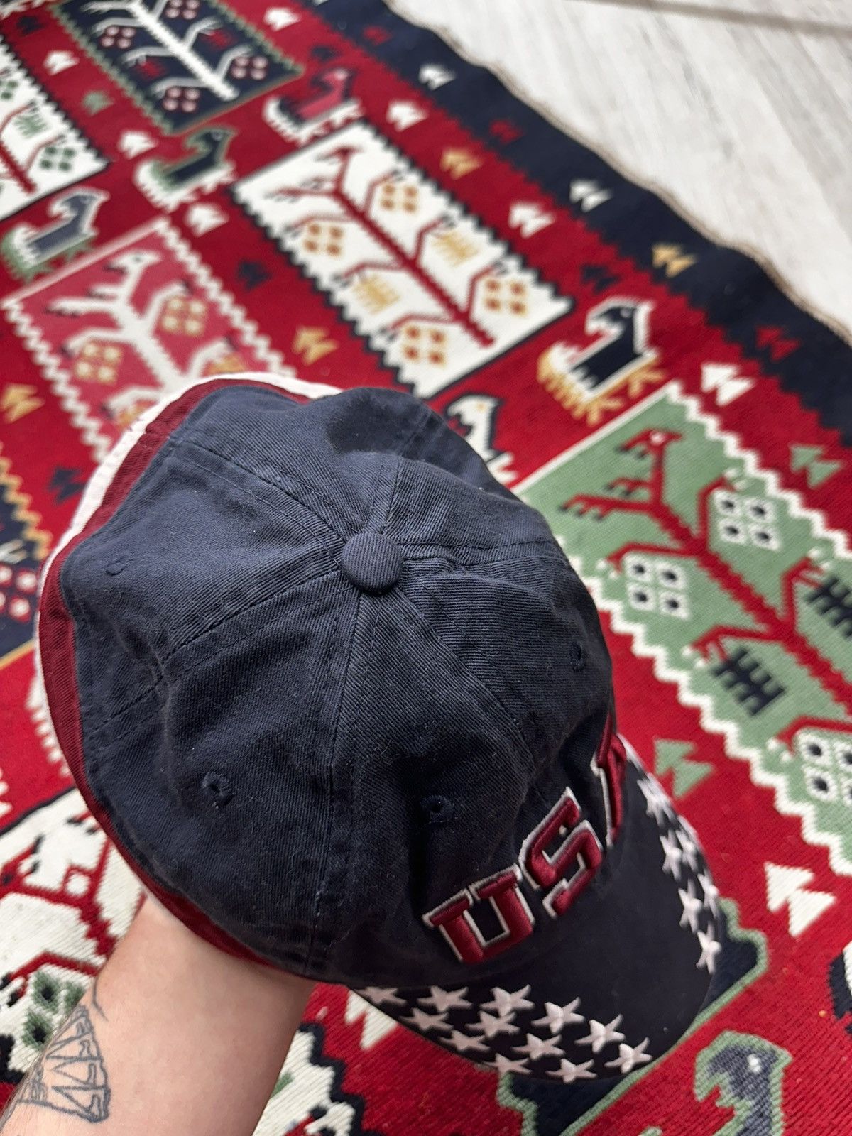 Japanese Brand × Vintage Vintage USA Y2K Cap hat Size ONE SIZE - 6 Thumbnail