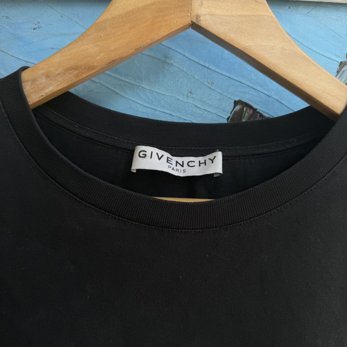Givenchy Black Oversized Paris Vintage T-Shirt