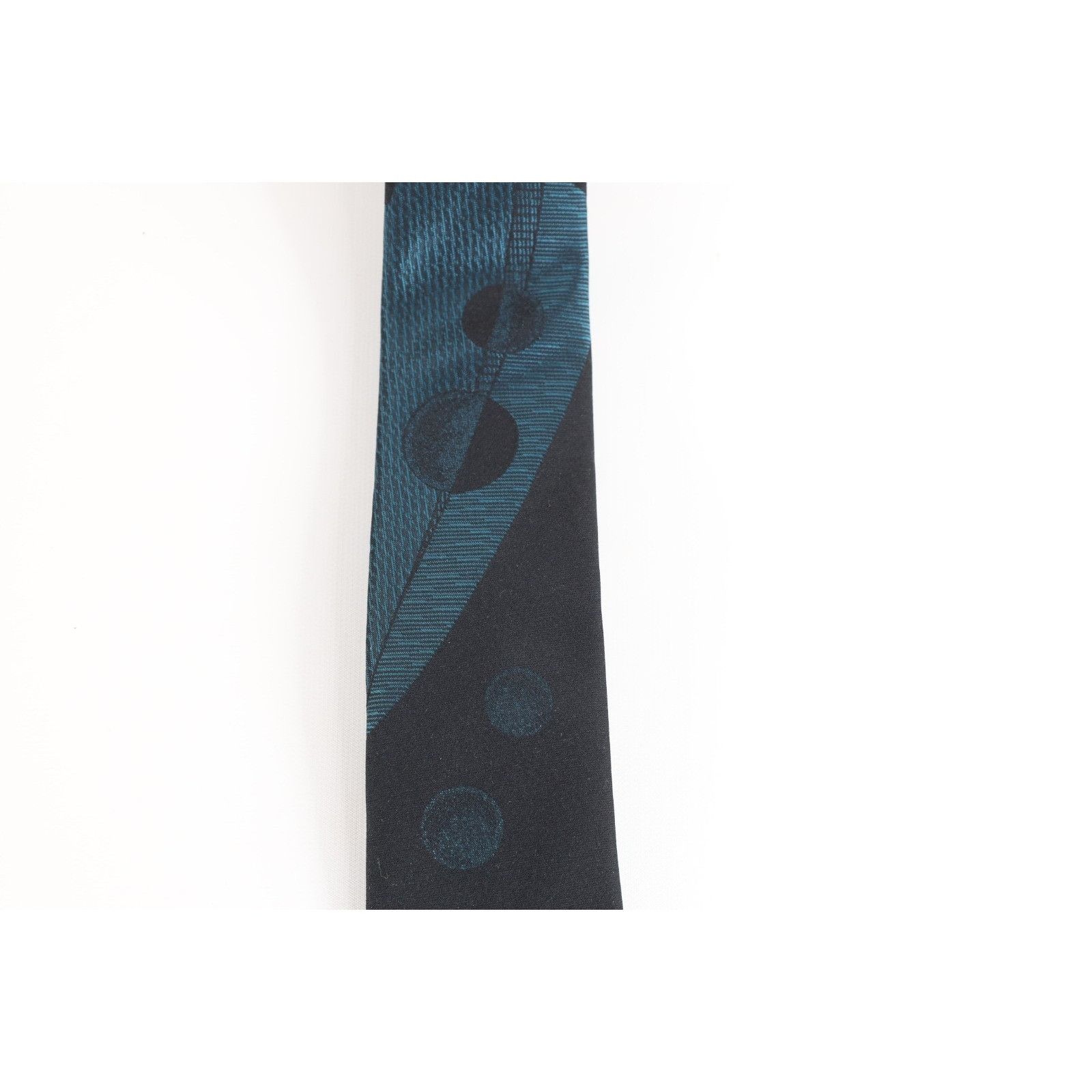 Vintage Vintage 80s 90s Streetwear Geometric Art Neck Tie Wedding Size ONE SIZE - 3 Thumbnail