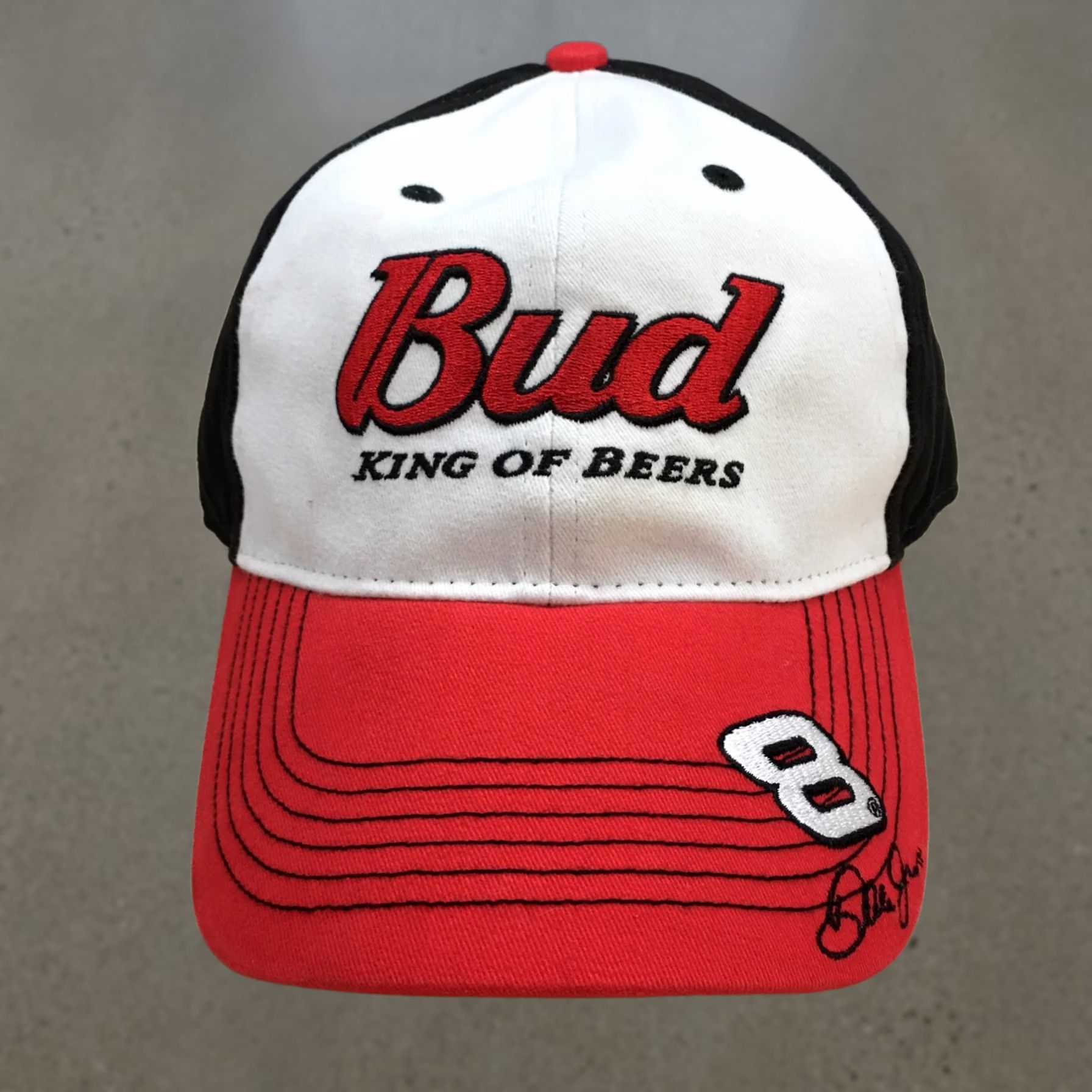 Chase Authentics Bud King of Beers Baseball Cap Hat Mens One Size Multi Adjustable Embroidered Size ONE SIZE - 1 Thumbnail