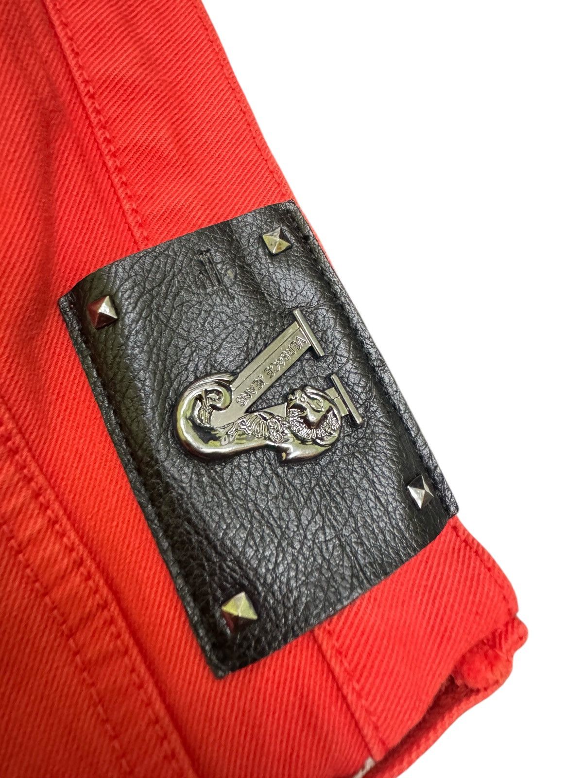 Versace VERSACE JEANS ORANGE SLIM FIT EMBROIDERY LOGO Size US 29 - 9 Thumbnail