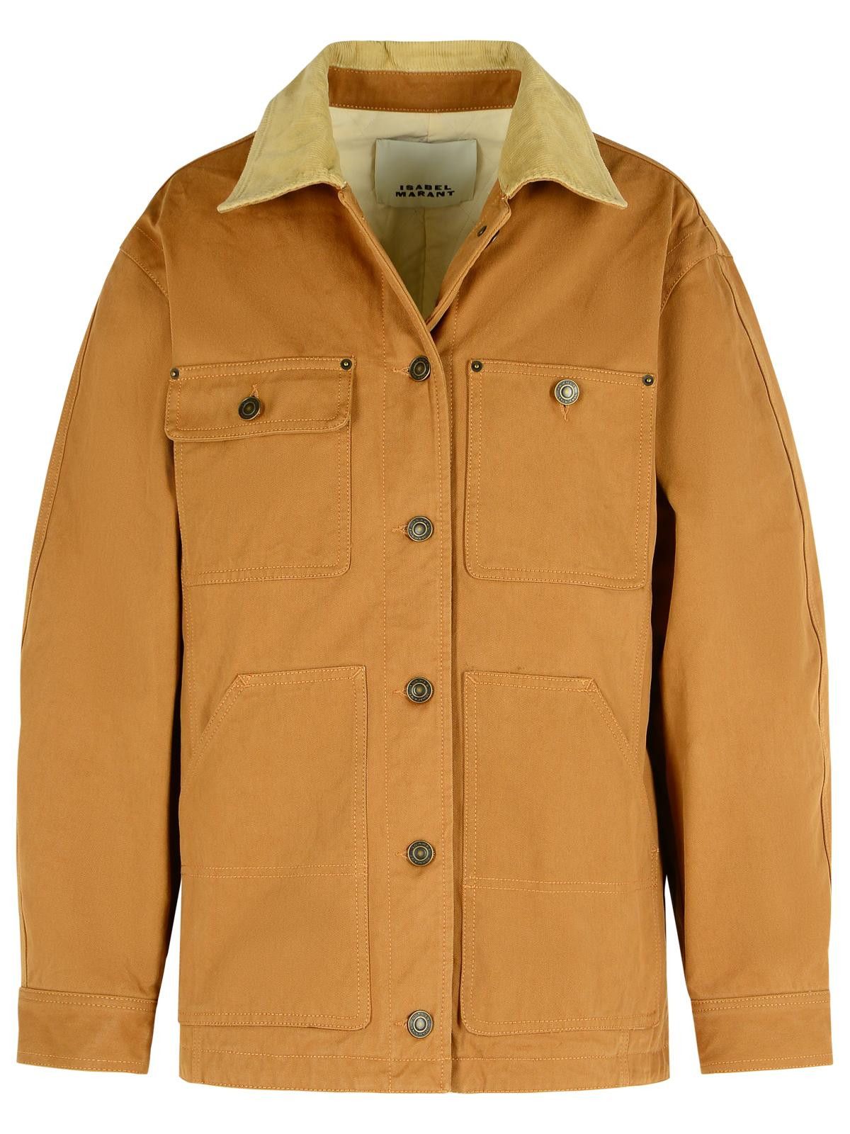Isabel Marant ISABEL MARANT Ninon' Cotton Cognac Jacket Size S / US 4 / IT 40 - 1 Thumbnail