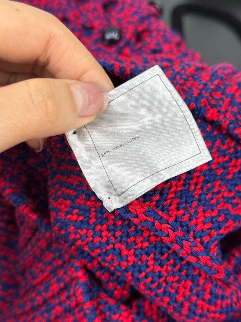 Chanel Chanel Red and blue knitted sweater Size XS / US 0-2 / IT 36-38 - 7 Thumbnail