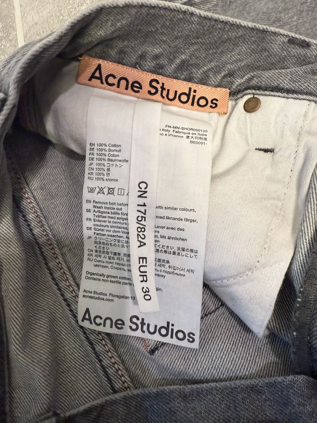 Acne Studios Acne studios 1991 shorts with belt Size US 30 / EU 46 - 3 Thumbnail
