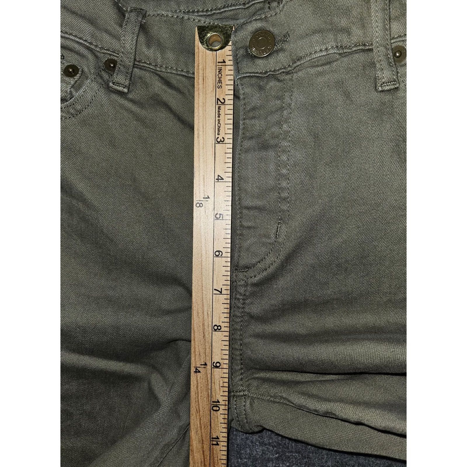 Banana Republic Banana Republic Jeans Womens 30 Green Girlfriend Mid Rise Straight Stretch Denim Size 30" / US 8 / IT 44 - 5 Thumbnail