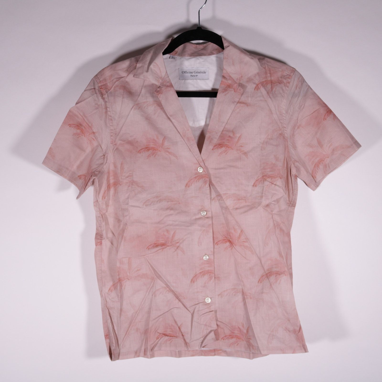 Officine Generale Officine Generale Palm Tree Print Shirt Dario Small Size US S / EU 44-46 / 1 - 1 Thumbnail