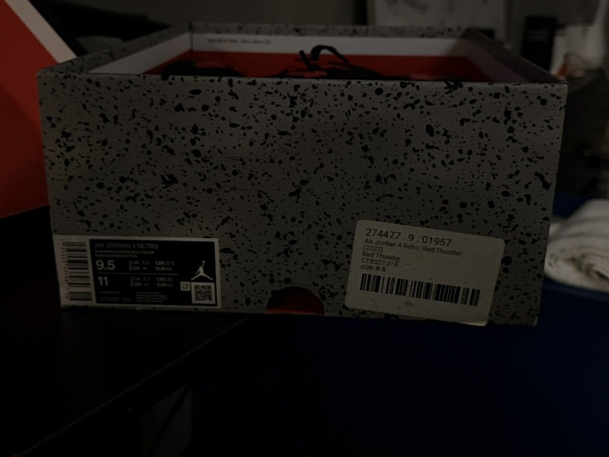 Jordan Brand jordan 4 red thunders Size US 9.5 / EU 42-43 - 1 Thumbnail