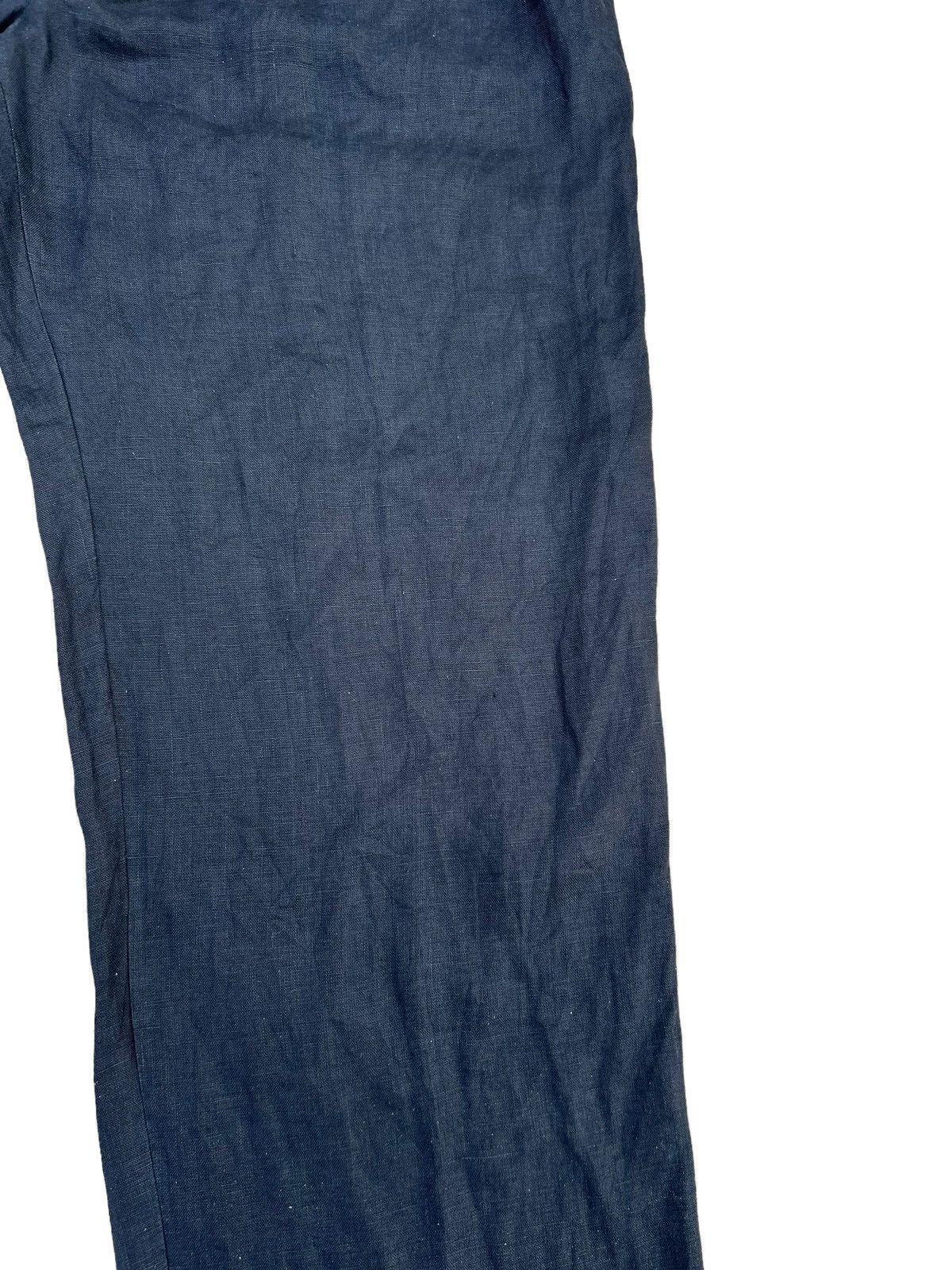 Polo Ralph Lauren × Ralph Lauren Vintage 90s Polo Ralph Lauren 100% Linen Trouser Pant Size US 35 - 11 Thumbnail