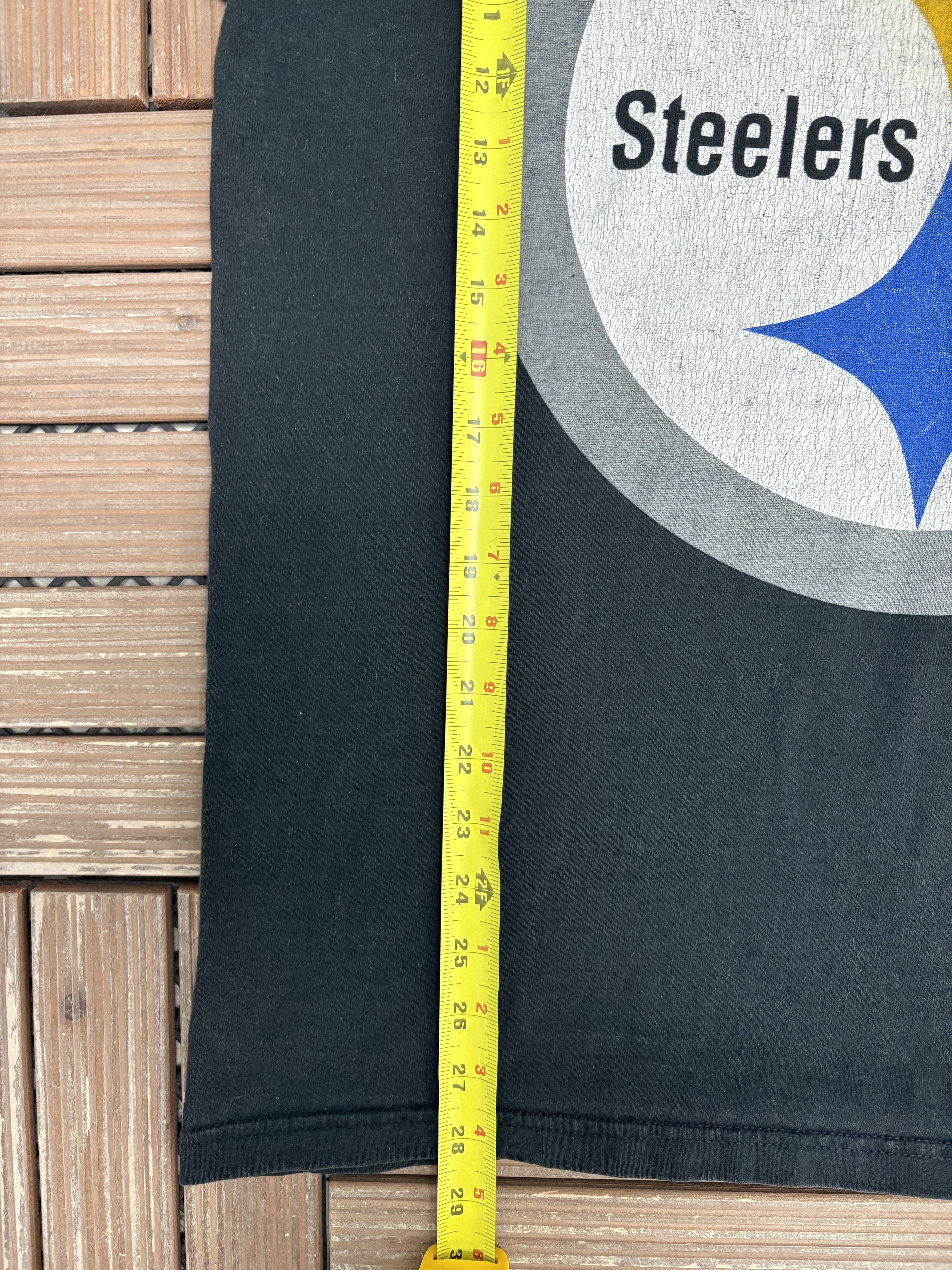 Vintage Pittsburgh Steelers Vintage Black T-Shirt Tee Size US XL / EU 56 / 4 - 7 Thumbnail