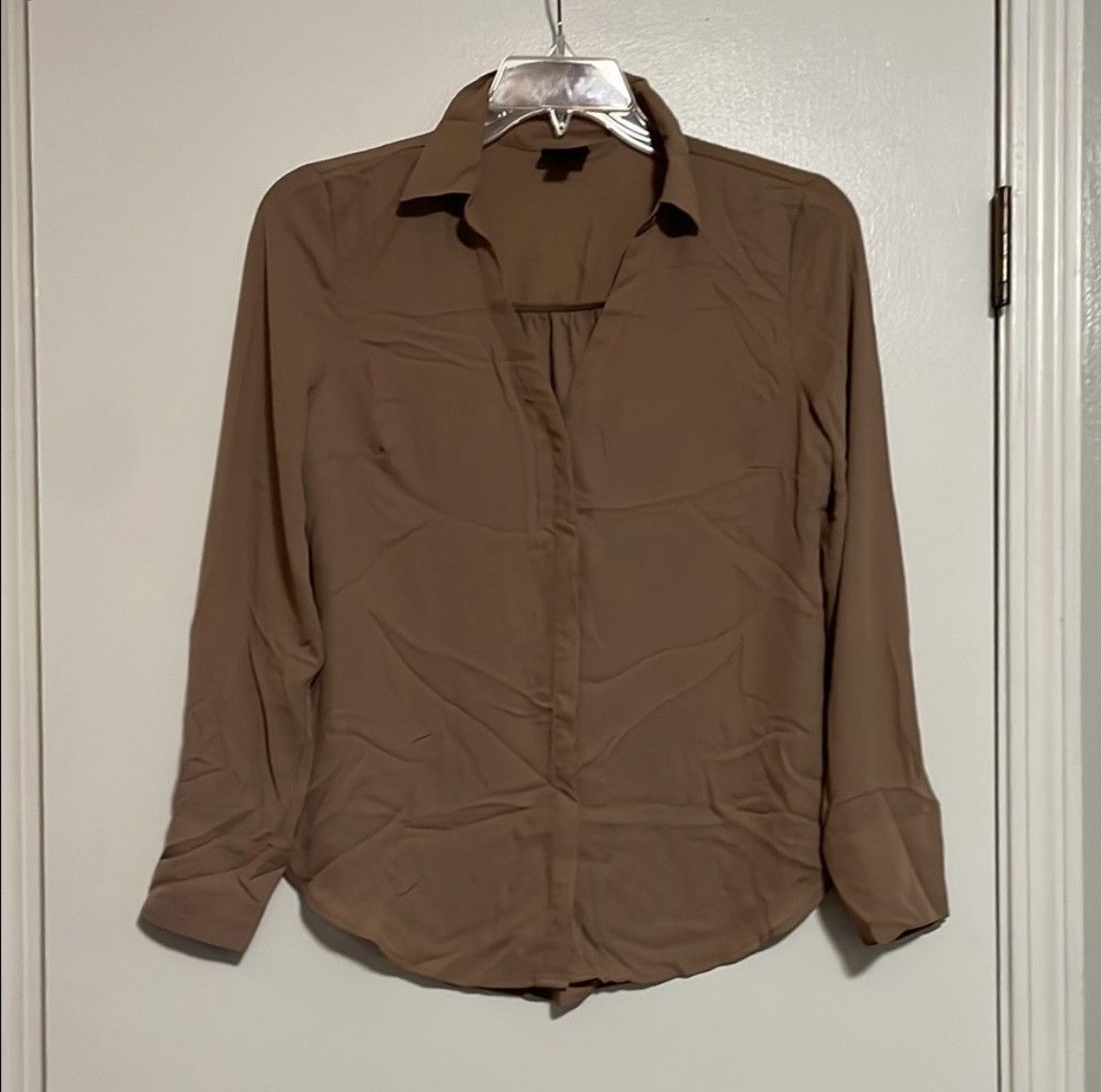 Worthington Worthington Brown Button Up Shirt Size L / US 10 / IT 46 - 1 Thumbnail