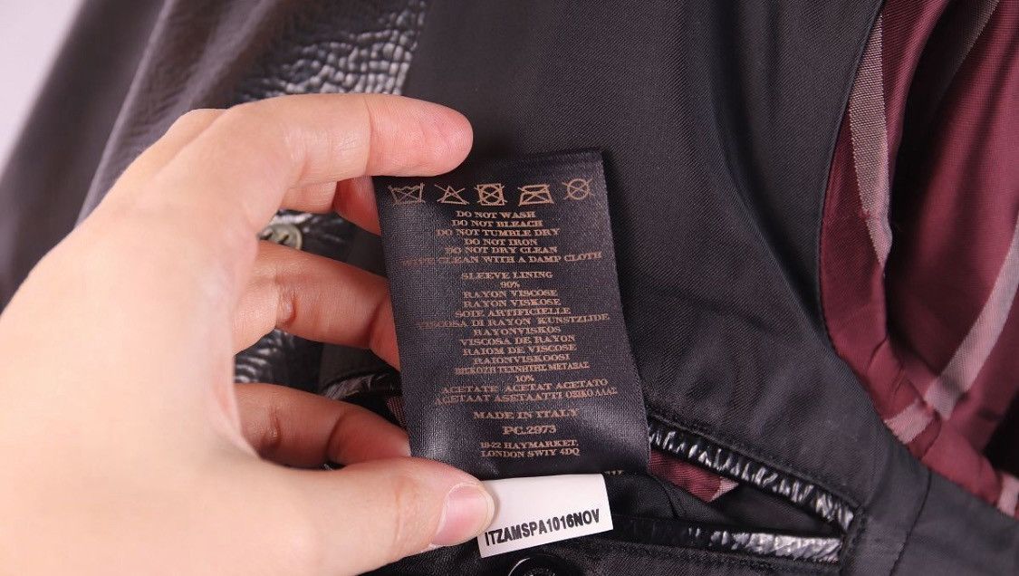 Burberry Prorsum Burberry Prorsum Leather Double-Breasted Biker Trench Coat Size US M / EU 48-50 / 2 - 7 Thumbnail