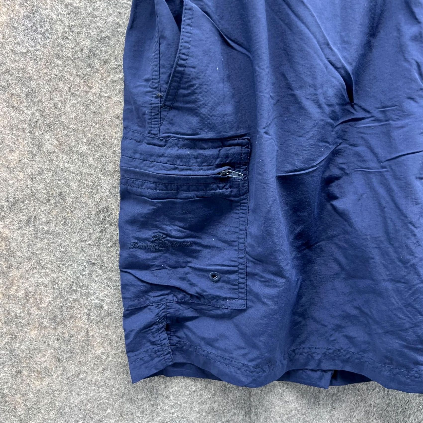 Tommy Bahama Tommy Bahama Shorts Men Large Blue Nylon Athletic Elastic Waist Lined Casual Size US 33 - 4 Thumbnail