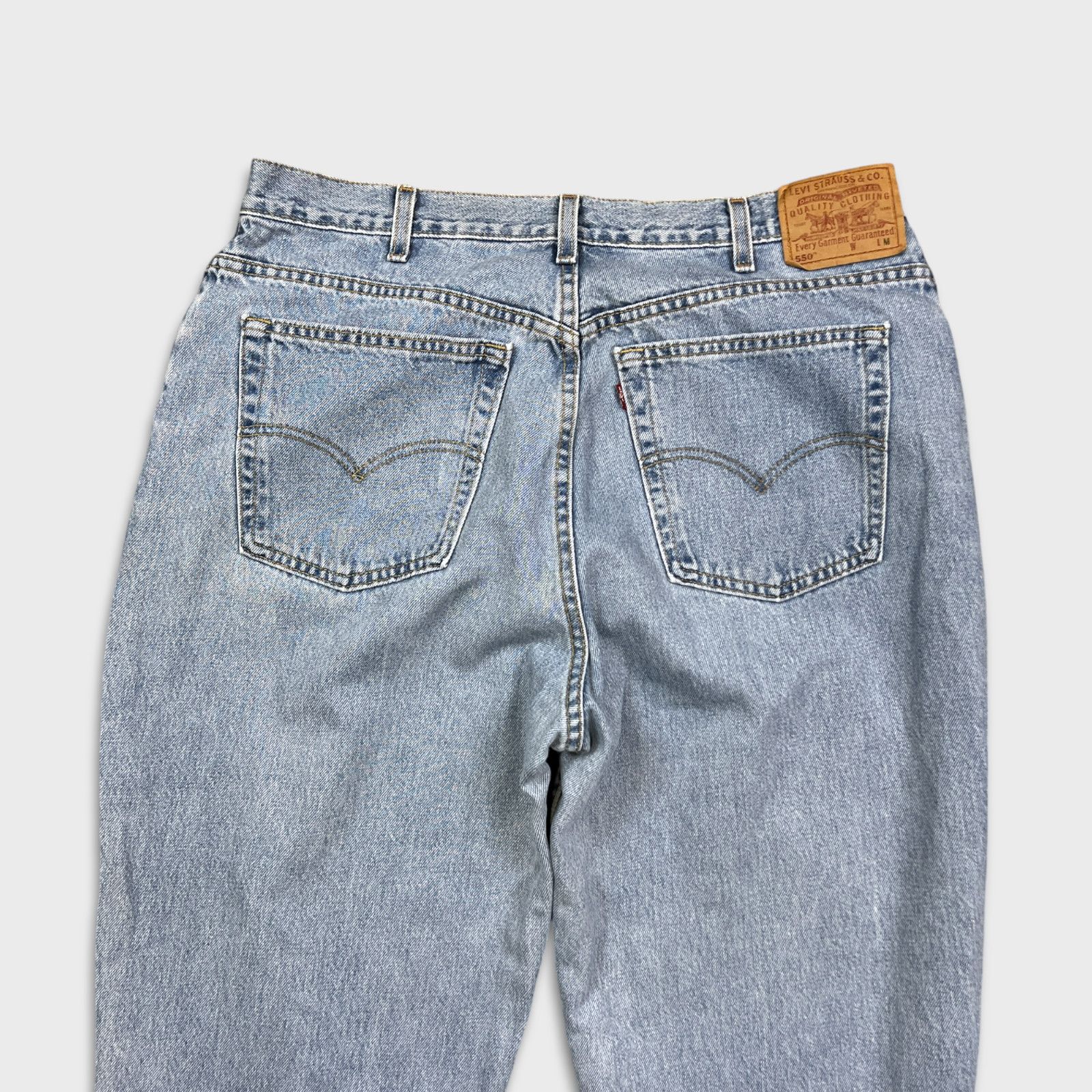 Levi's × Vintage Levi's 550 Jeans 36x31 Relaxed Fit Tapered 90s Denim Pants Size US 36 / EU 52 - 5 Thumbnail