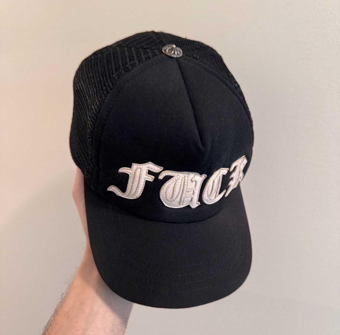 Amazon.com: Chrome Hearts, Pre-Loved Fuck Patch Trucker Hat