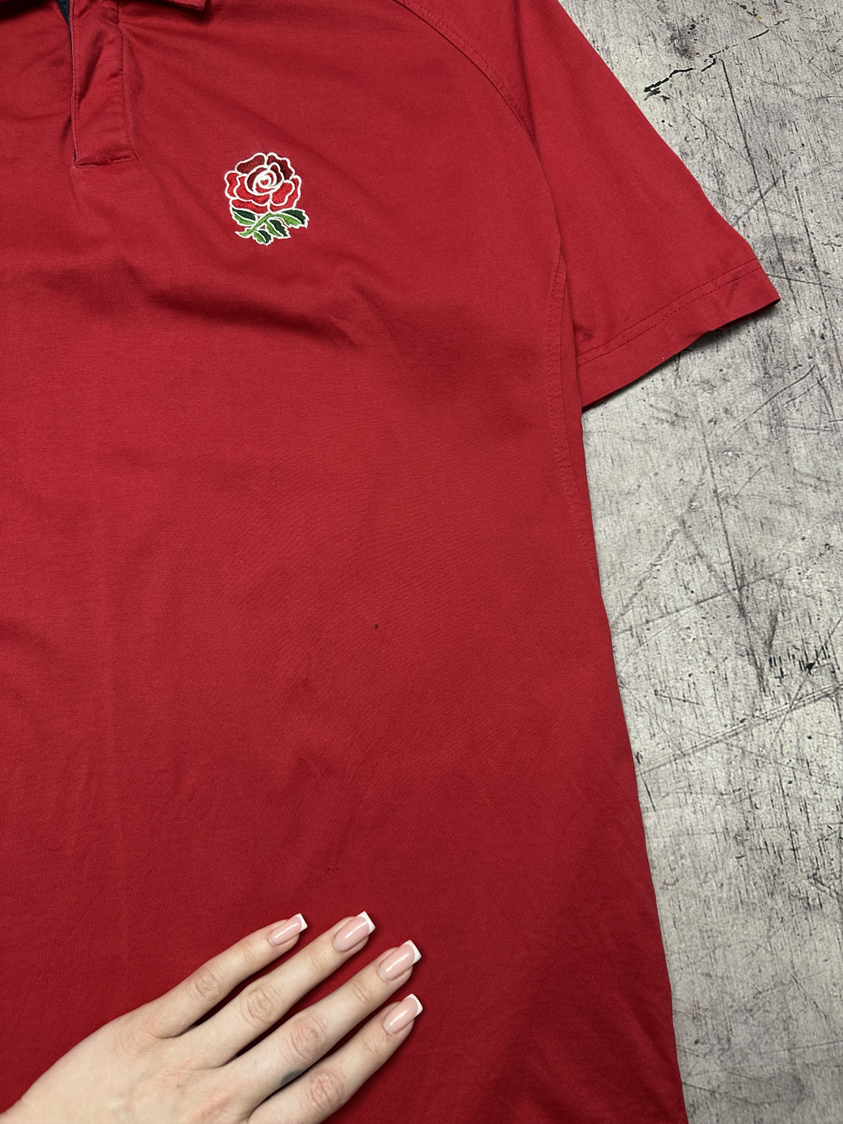 Nike Nike England Rugby Vintage Mens Polo Shirt Size US L / EU 52-54 / 3 - 6 Thumbnail