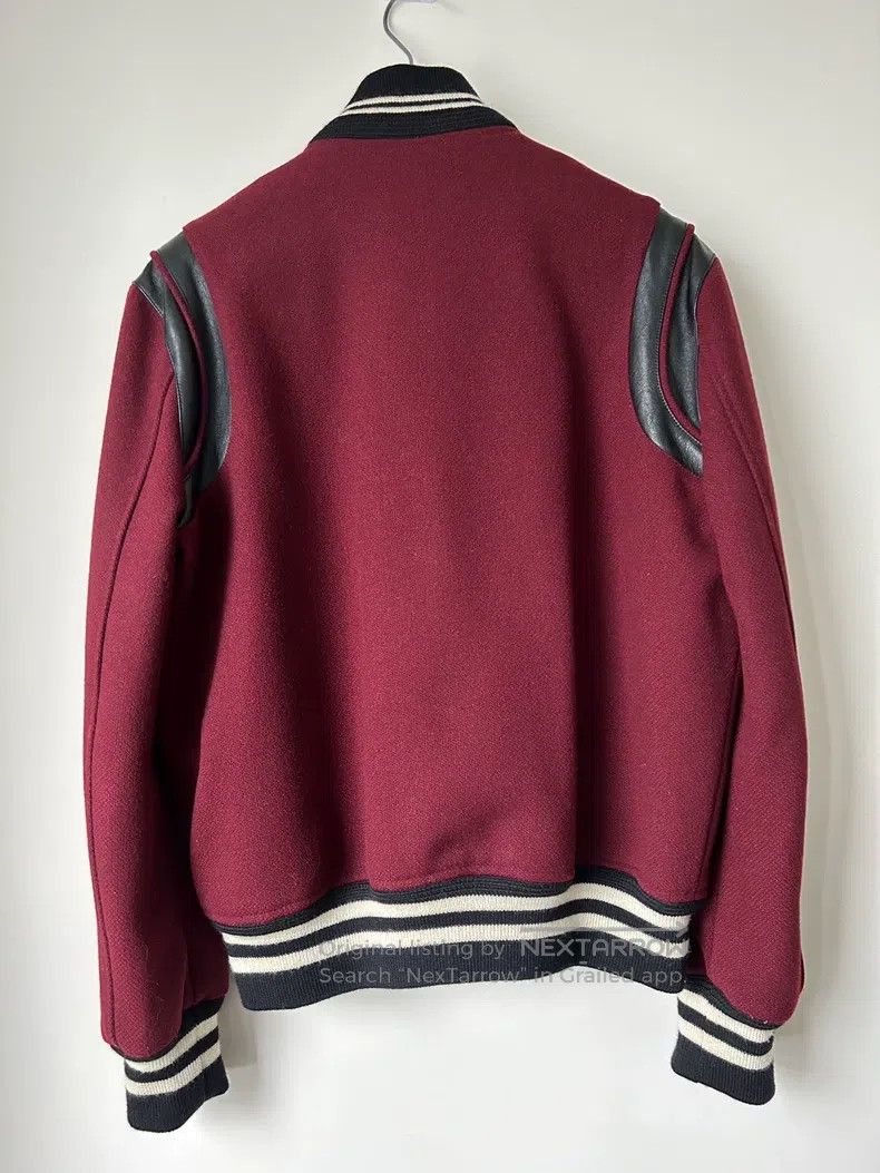 Saint Laurent Paris Saint Laurent Paris Burgundy and black wool mixed leather Size US M / EU 48-50 / 2 - 3 Thumbnail