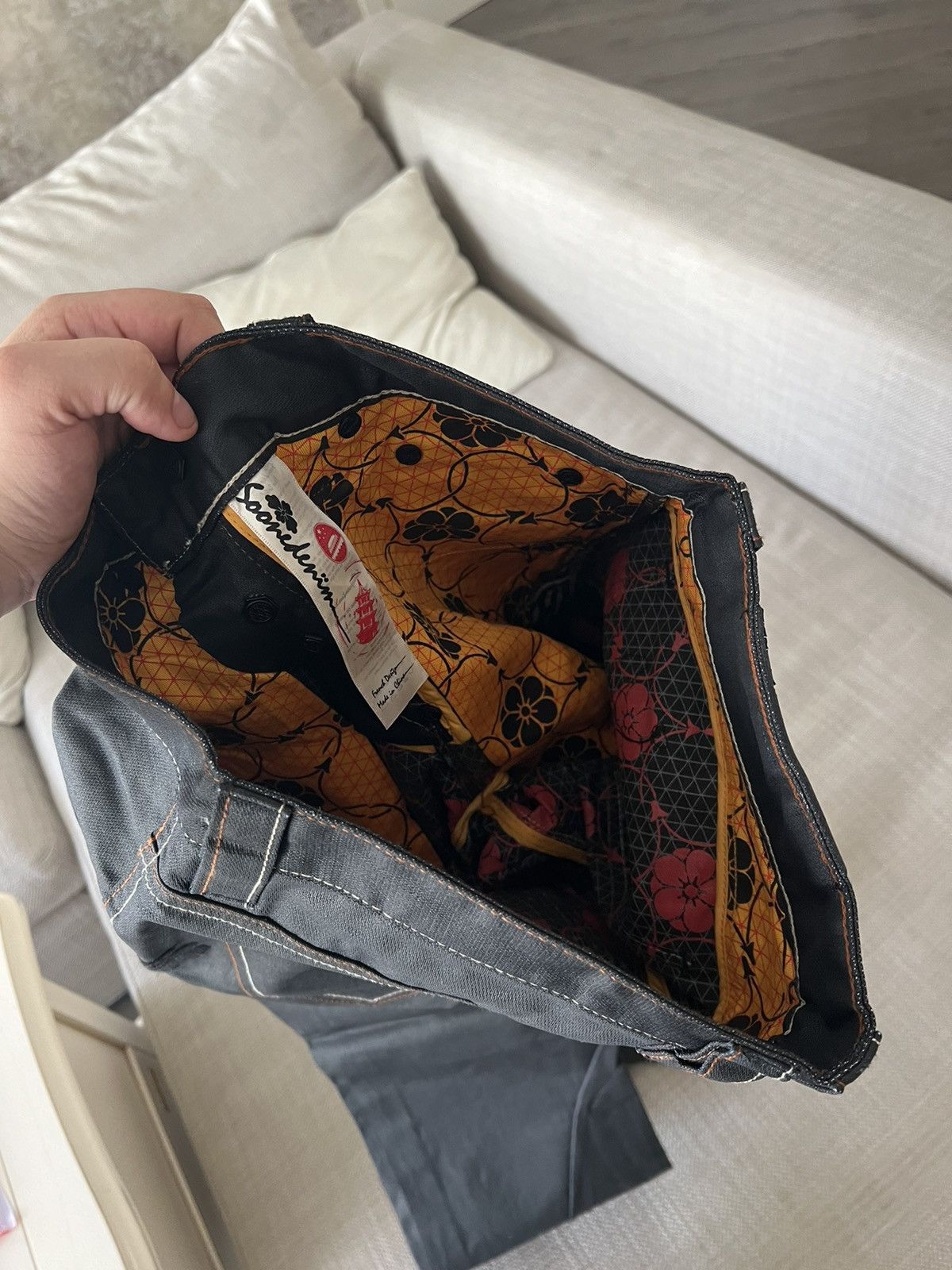 Japanese Brand × Vintage Vintage 💥 Japanese Dragon Pants Size US 30 / EU 46 - 16 Thumbnail