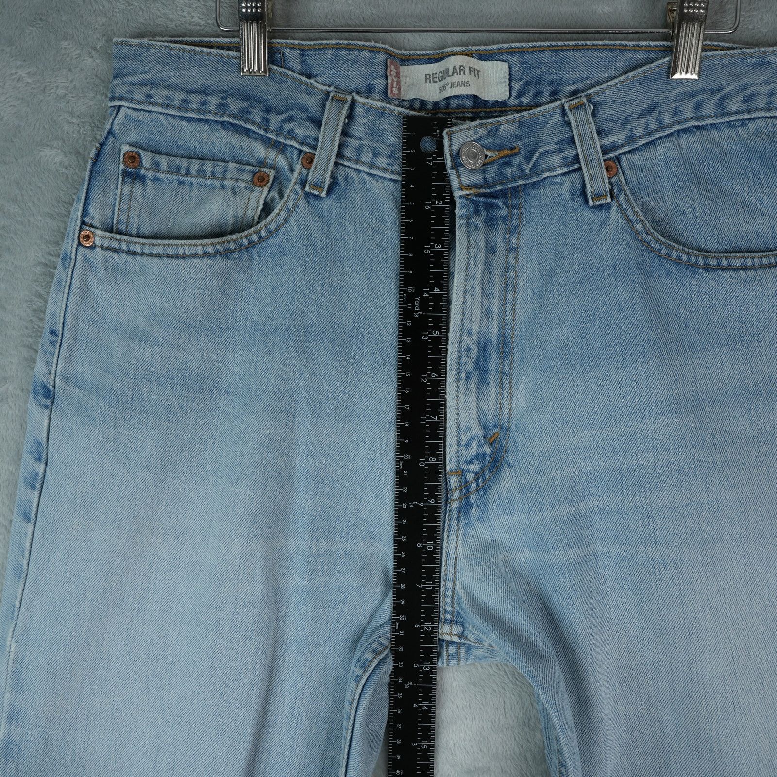 Levi's Vintage Levis 505 Jeans 34x32 Regular Distressed 2003 Y2K Size US 32 / EU 48 - 7 Thumbnail