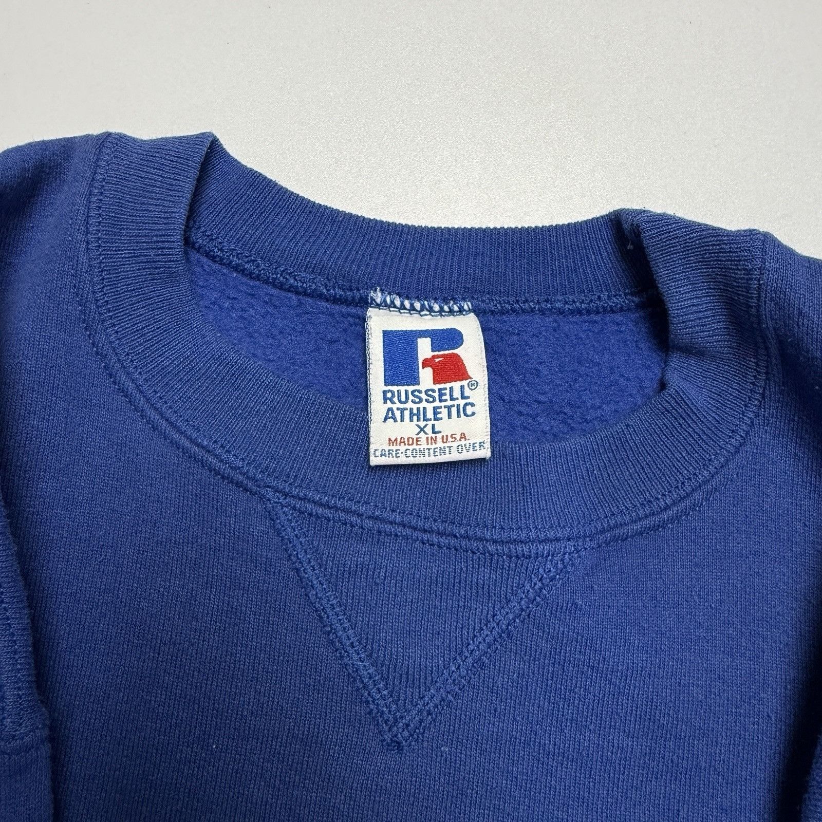 Russell Athletic Vintage 90s Russell Athletic Sweatshirt Mens XL 22x26 Blue U Size US XL / EU 56 / 4 - 10 Thumbnail