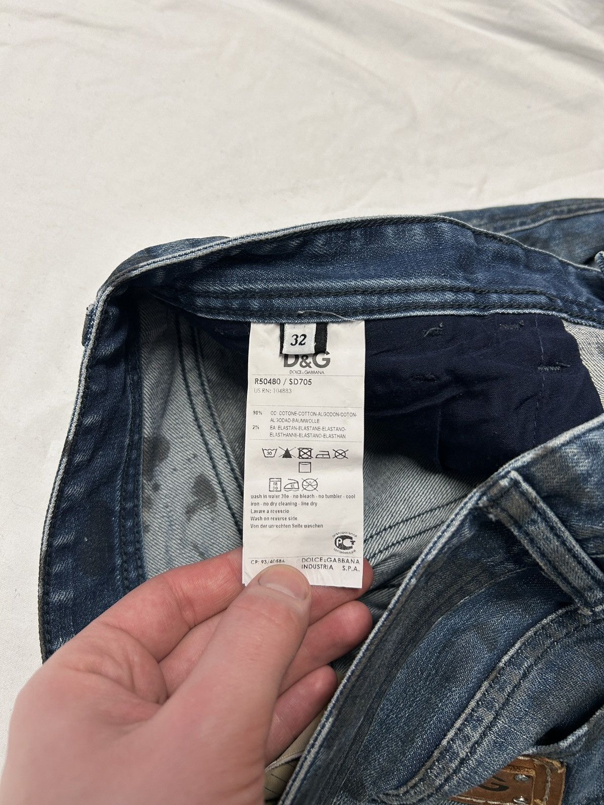 Dolce & Gabbana 2000s Audacious Denim Size US 32 / EU 48 - 9 Thumbnail