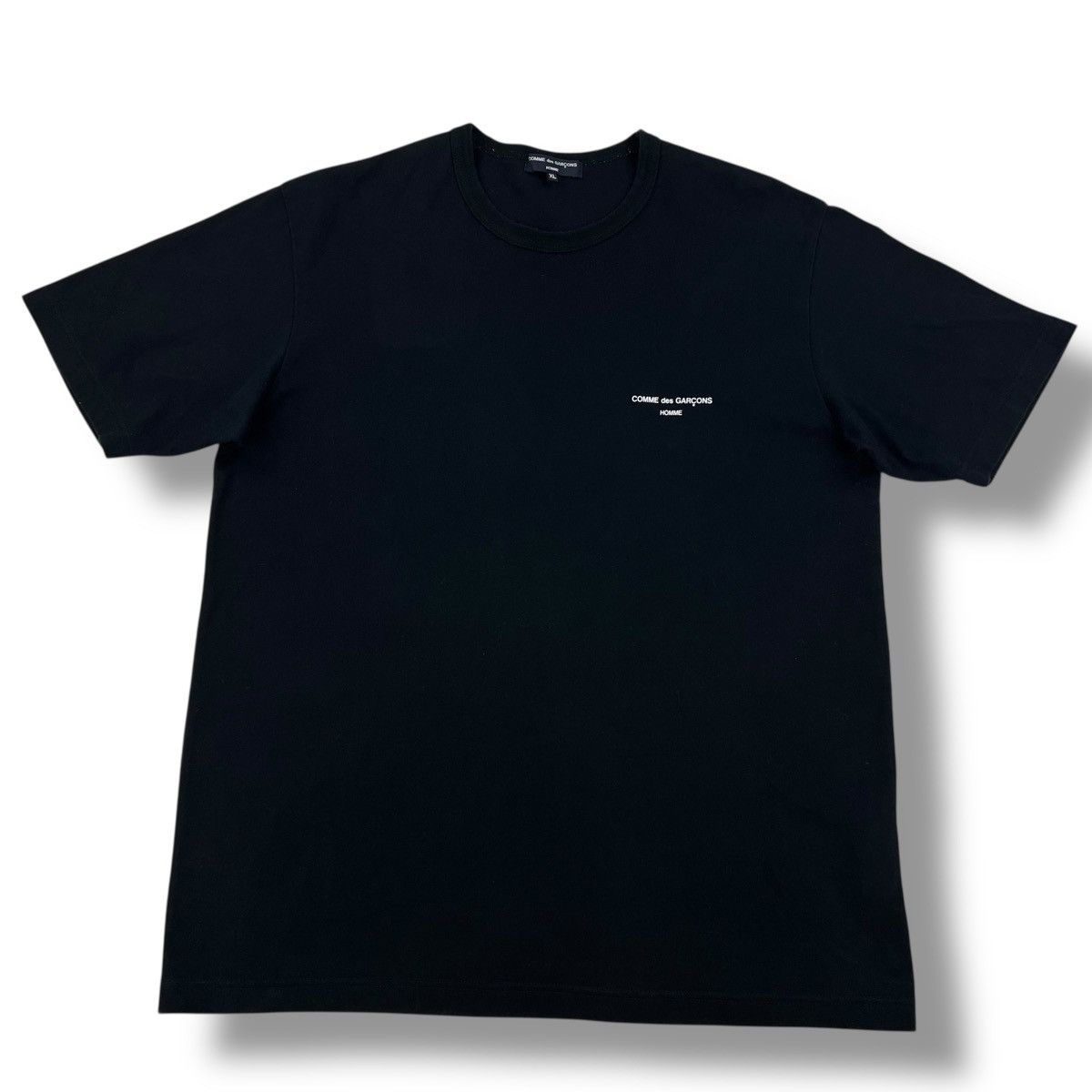 Comme des Garcons Homme Comme des Garçons Homme Black T Shirt Size US L / EU 52-54 / 3 - 2 Thumbnail