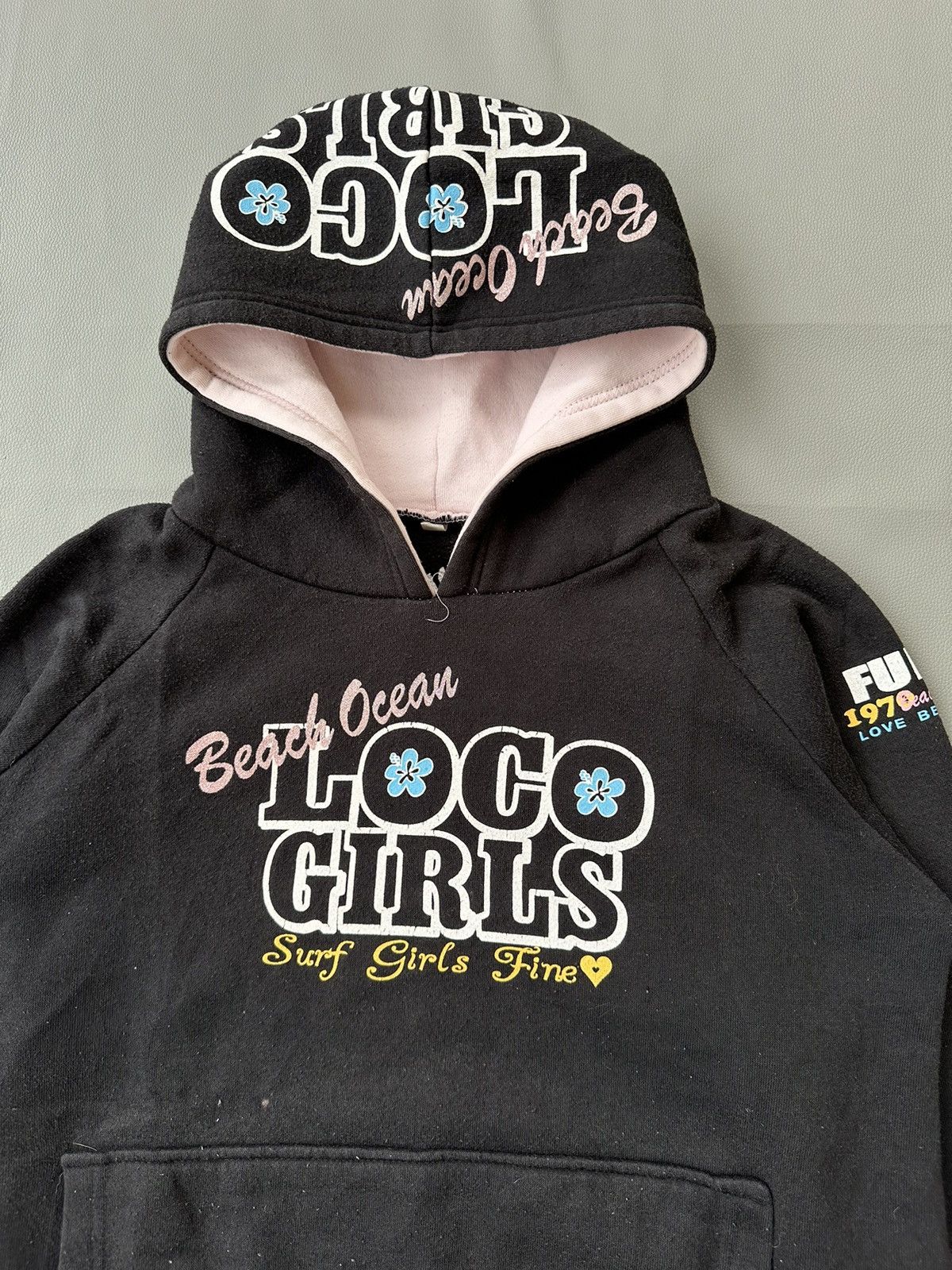 Japanese Brand LOCO GIRLS SURF POEM HOODIE GOTHIC LGB STYLE Size M / US 6-8 / IT 42-44 - 3 Thumbnail